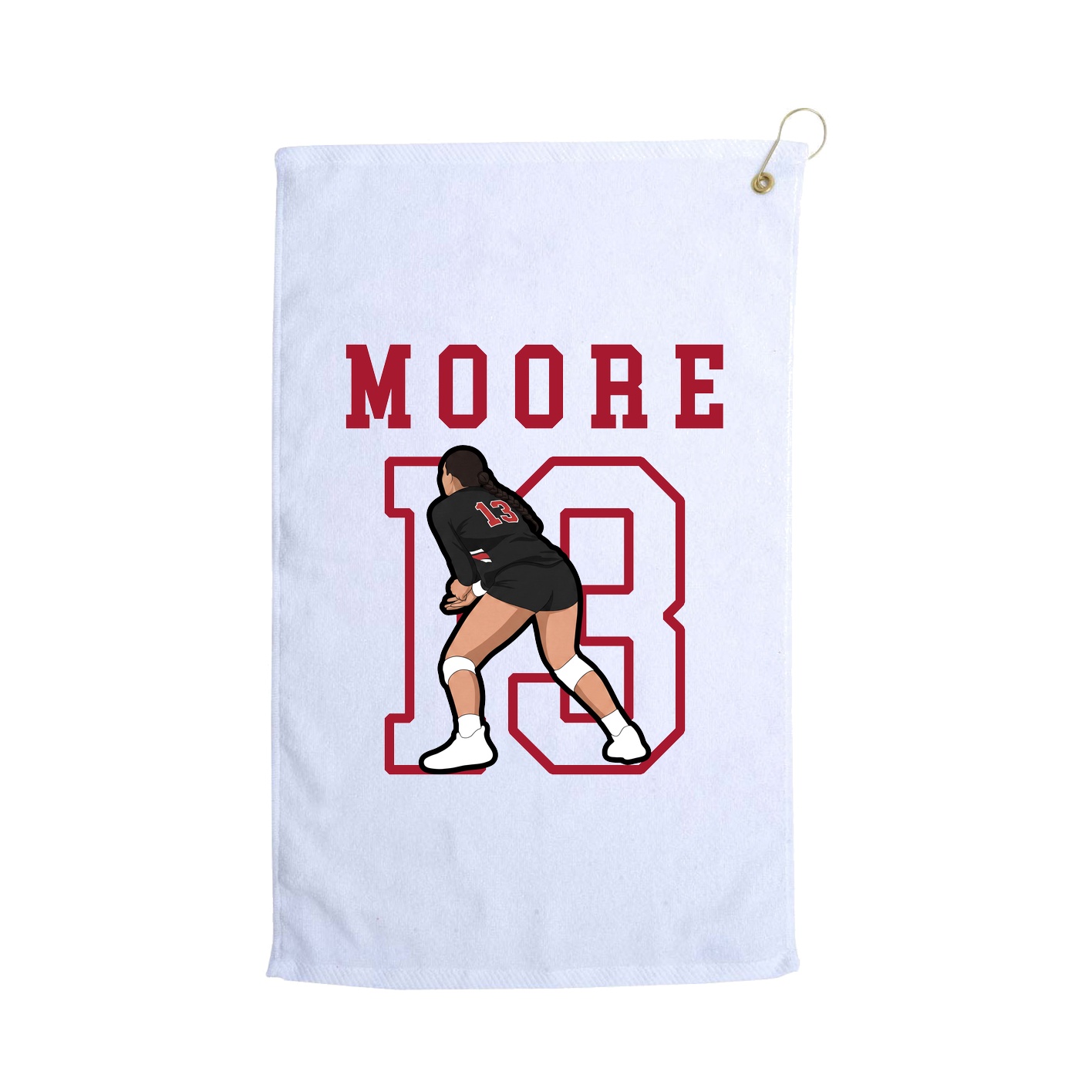 Golf Towel — Shirsey in White
