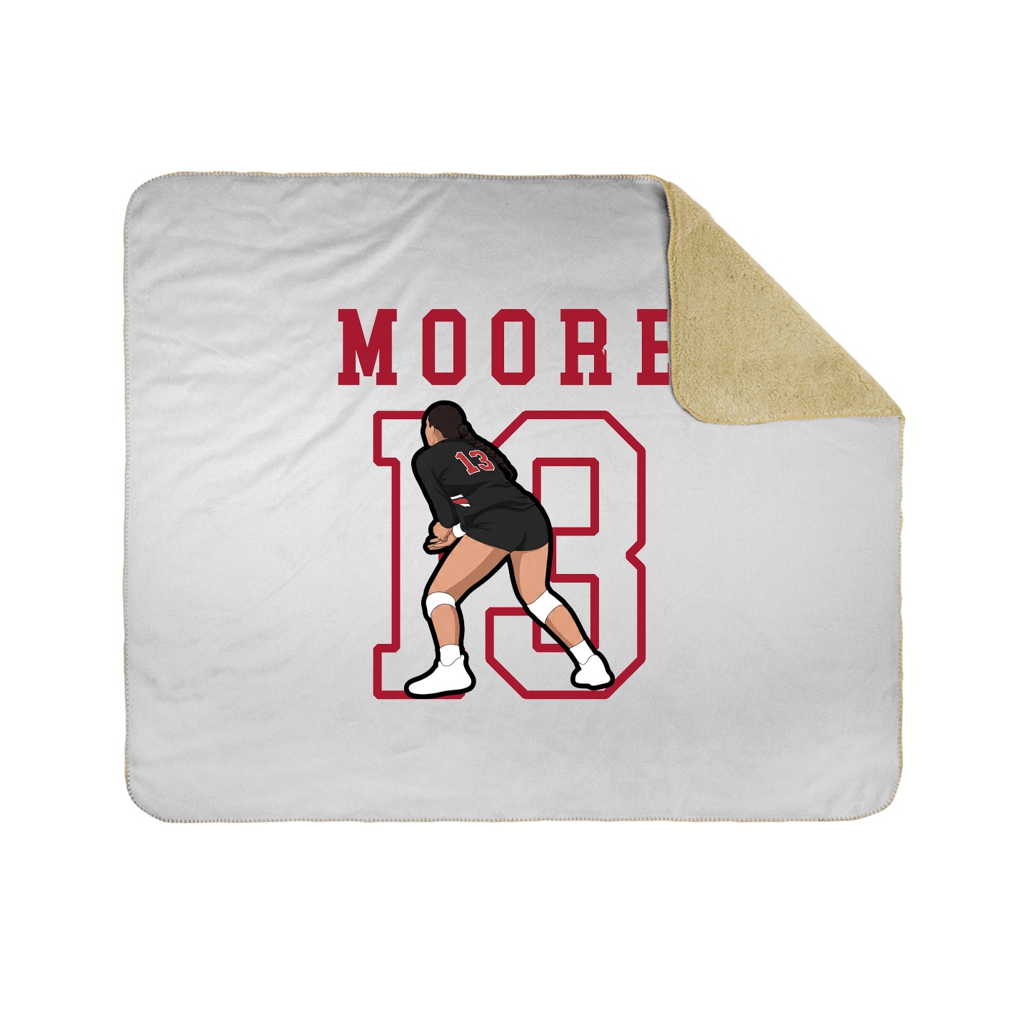 Throw Blanket — Shirsey in White