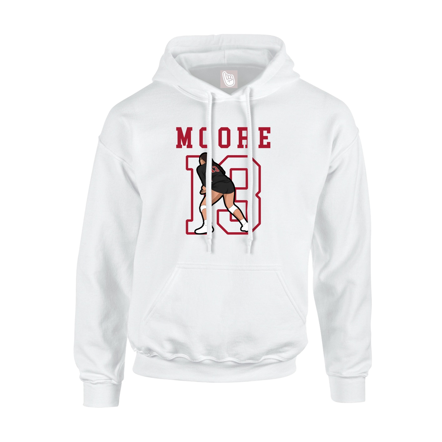 Hoodie — Shirsey in White