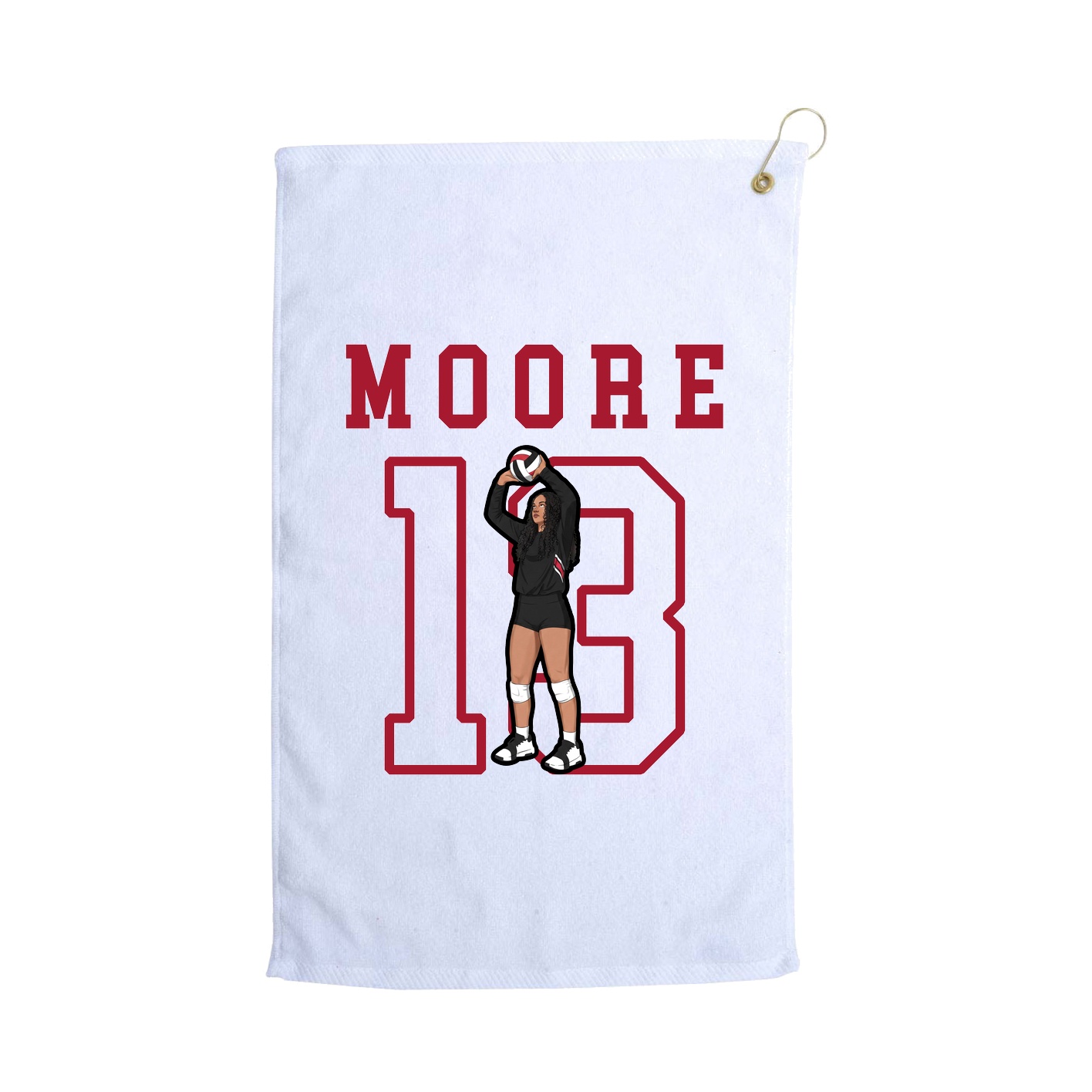 Golf Towel — Shirsey in White