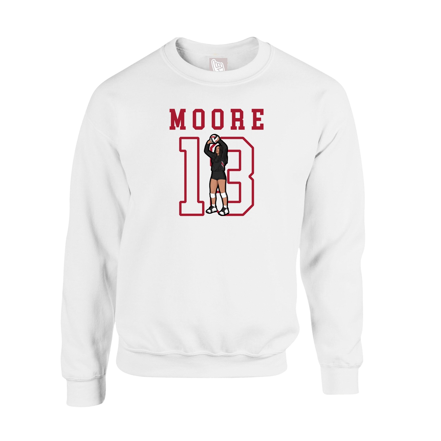 Fleece Crew — Shirsey in White