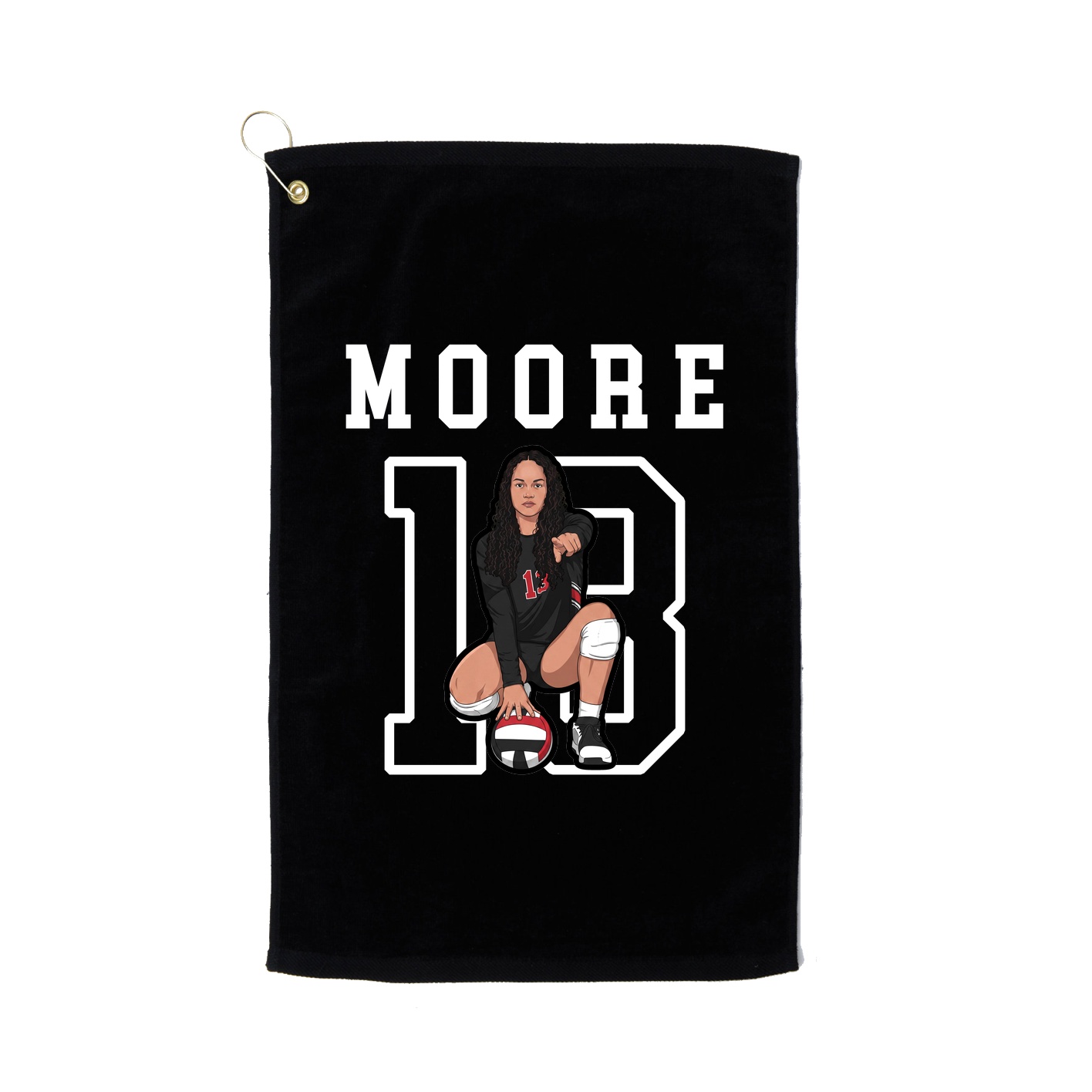 Golf Towel — Shirsey in Black