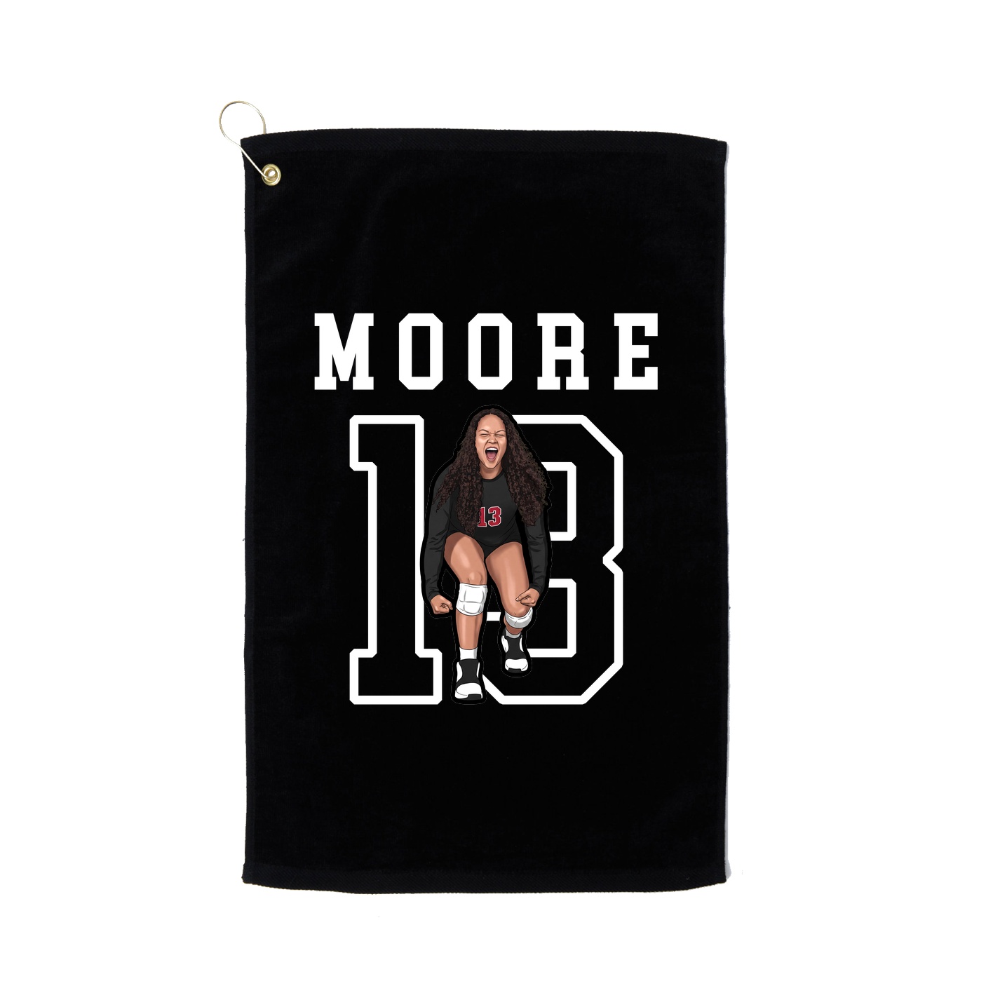 Golf Towel — Shirsey in Black