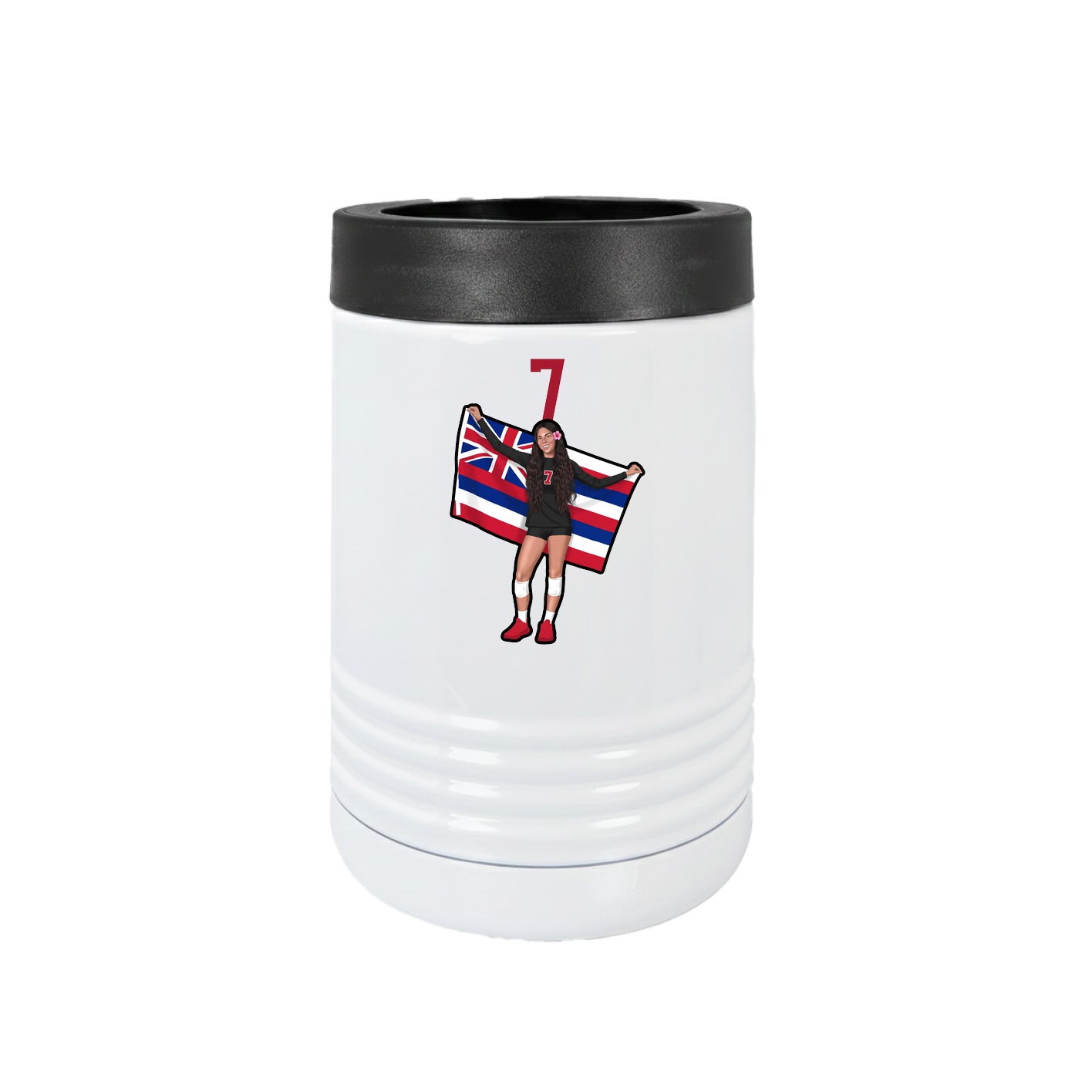 Beverage Holder — Number Top in White