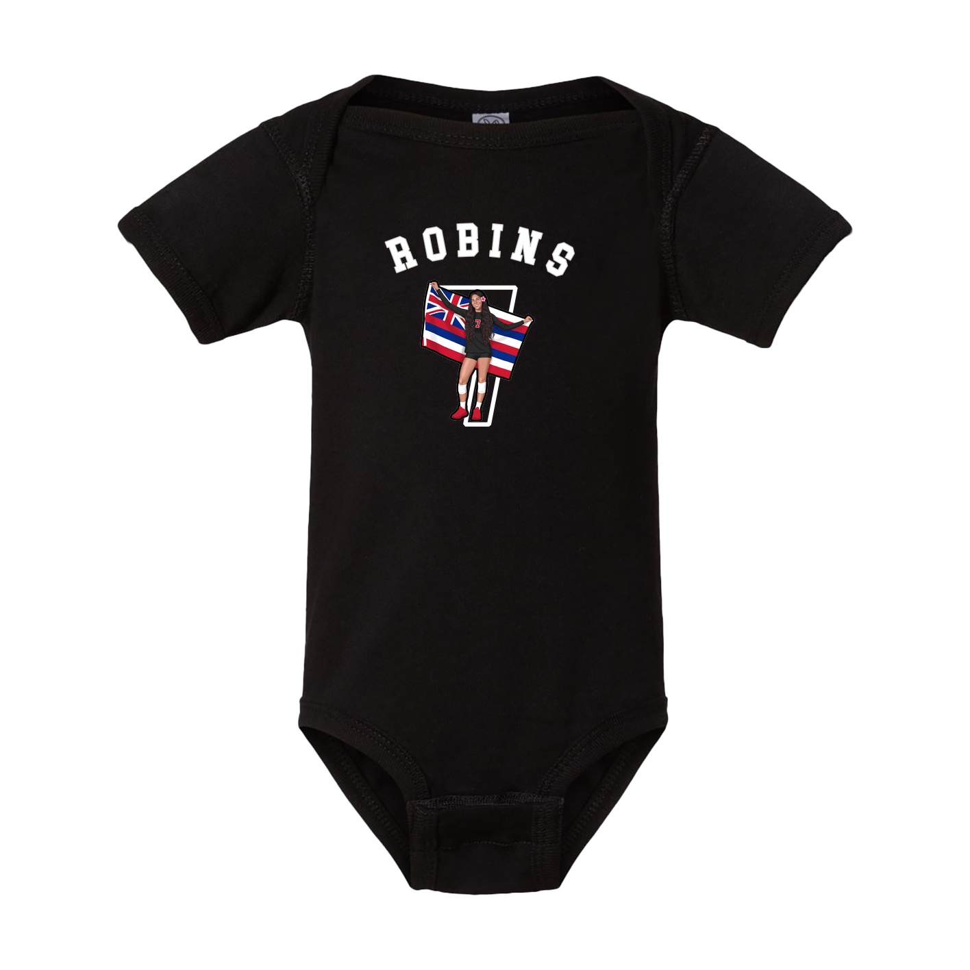 Baby Onesie — Shirsey Arch in Black