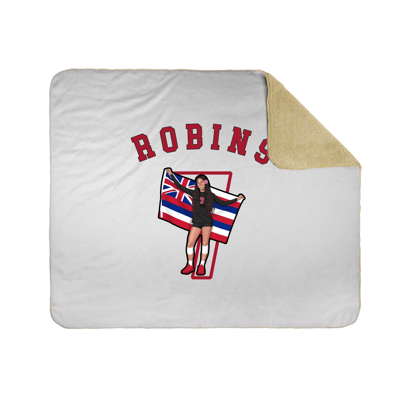 Throw Blanket — Shirsey Arch in White