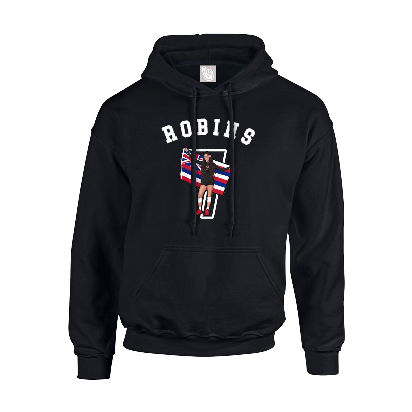 Youth Hoodie — Shirsey Arch in Black