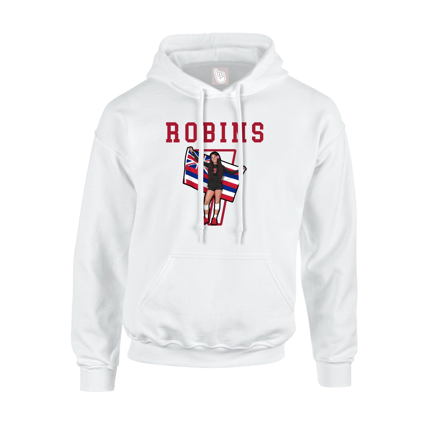 Youth Hoodie — Shirsey in White