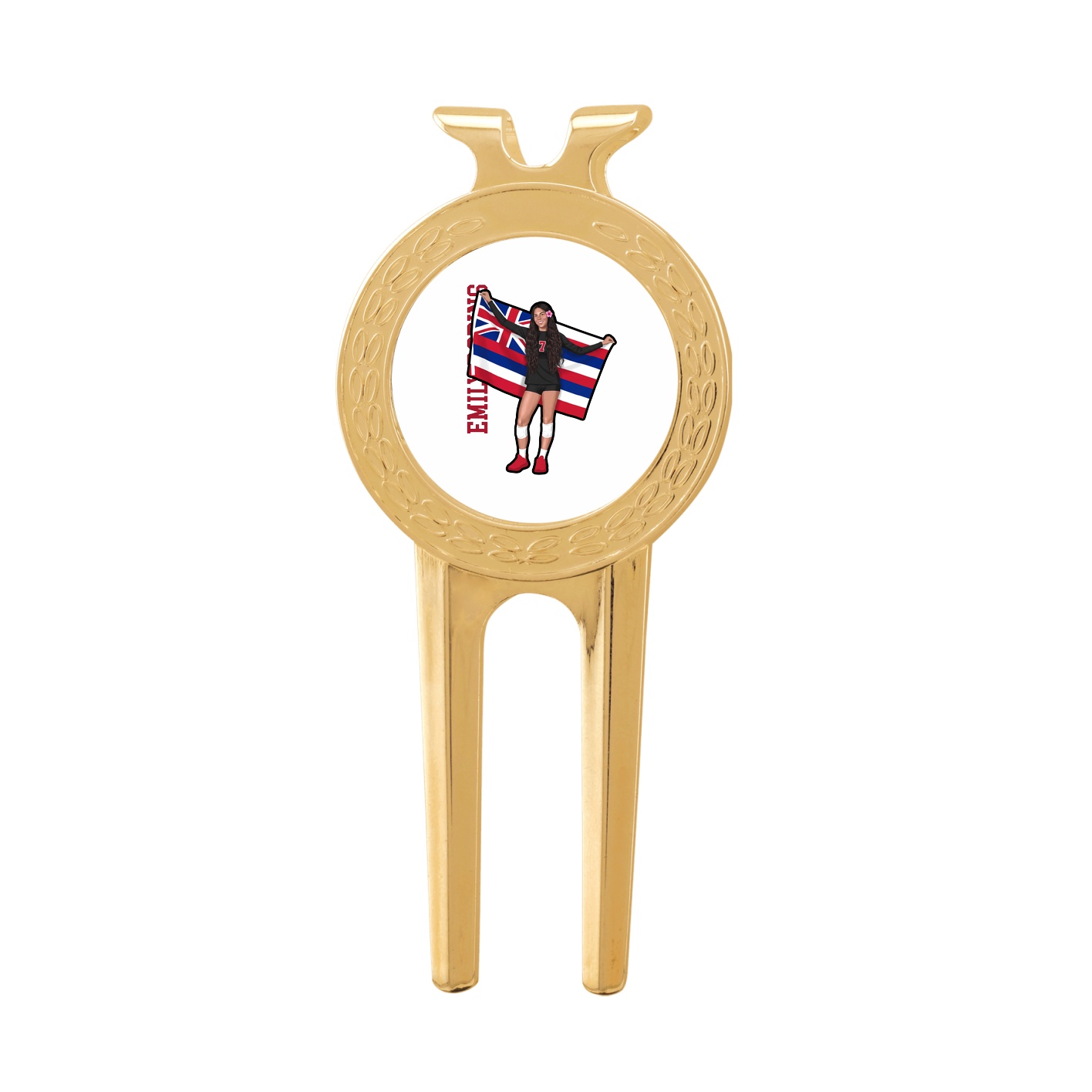 Divot Tool with Ball Marker — Name Vertical in Classic