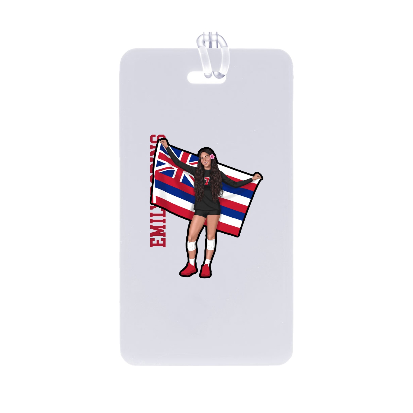 Bag Tag — Name Vertical in Classic