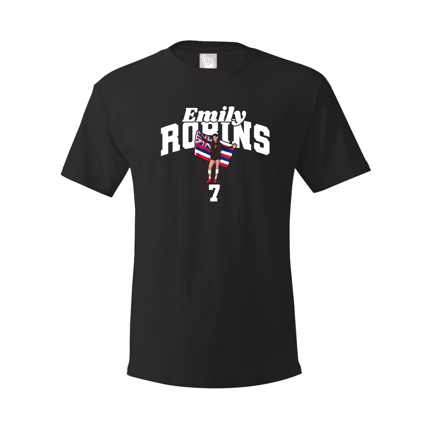 Youth Tee — Signature Arch in Black