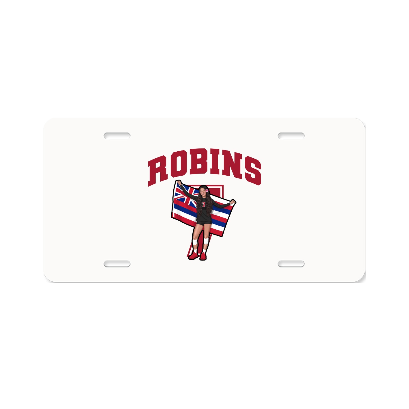 License Plate — Number in Classic