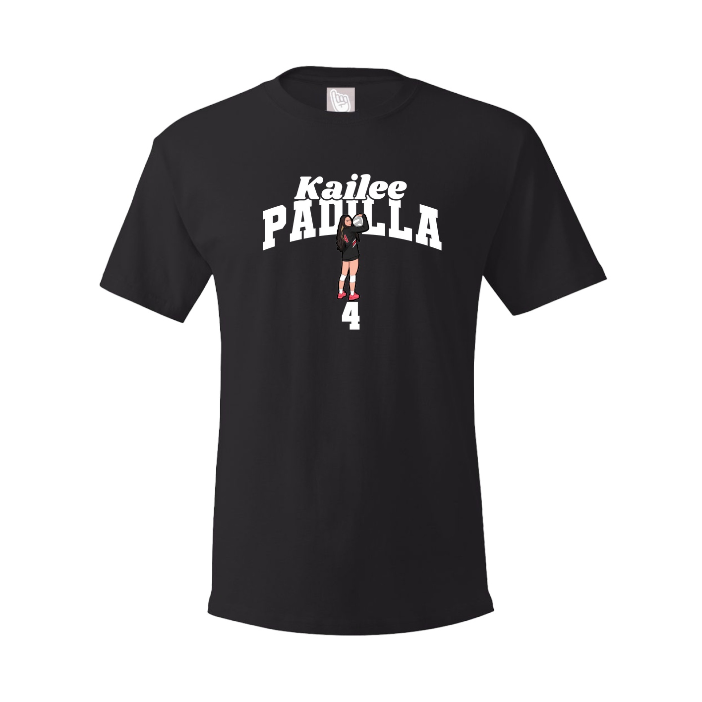 Youth Tee — Signature Arch in Black
