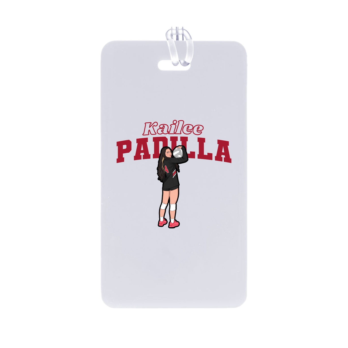 Bag Tag — Name Arch in Classic
