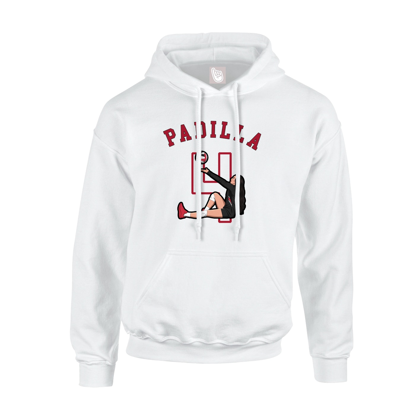 Youth Hoodie — Shirsey Arch in White