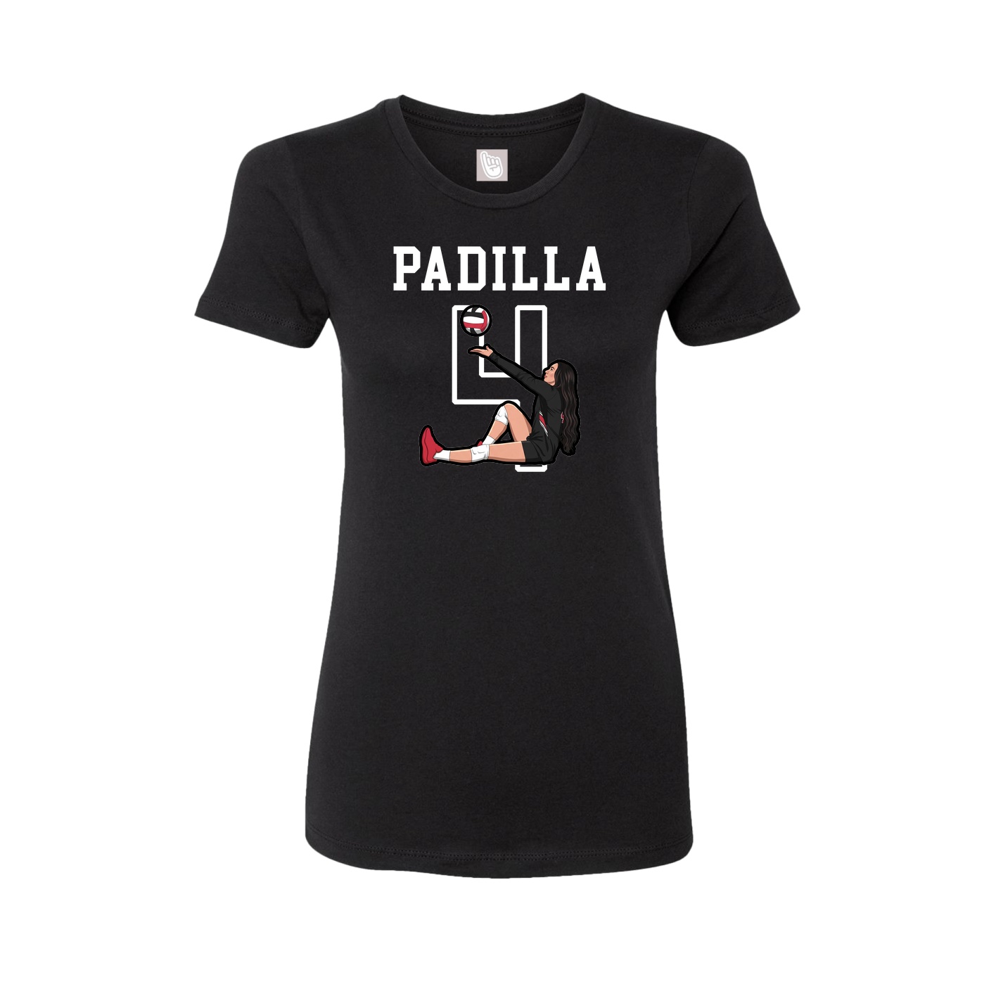 Fitted Women's Tee — Shirsey in Black