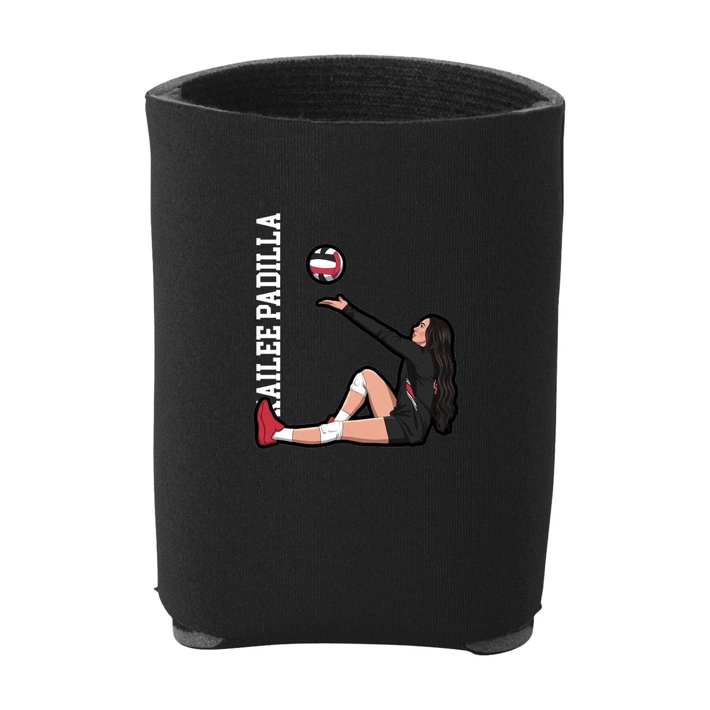 Can Holder — Name Vertical in Black