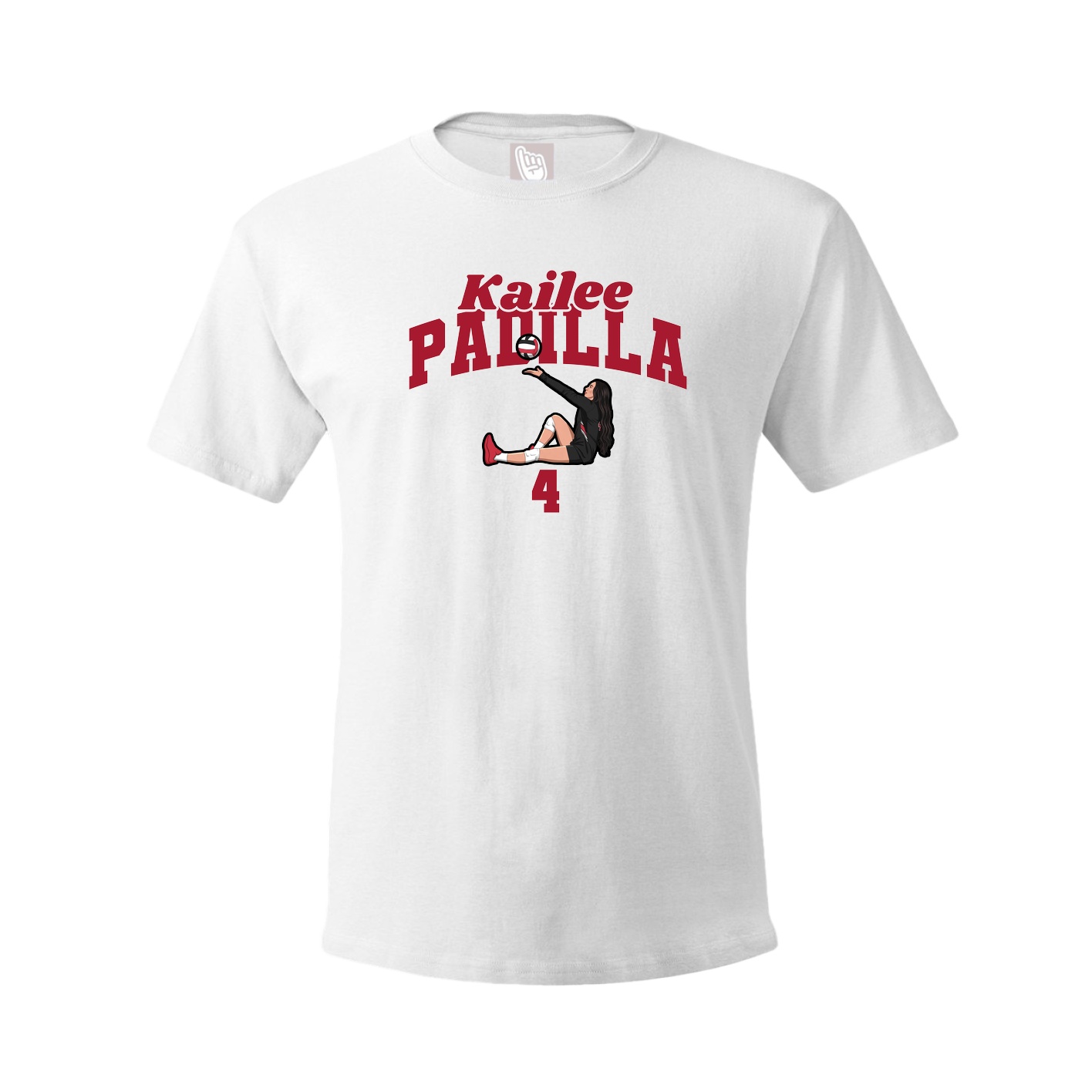 Youth Tee — Signature Arch in White