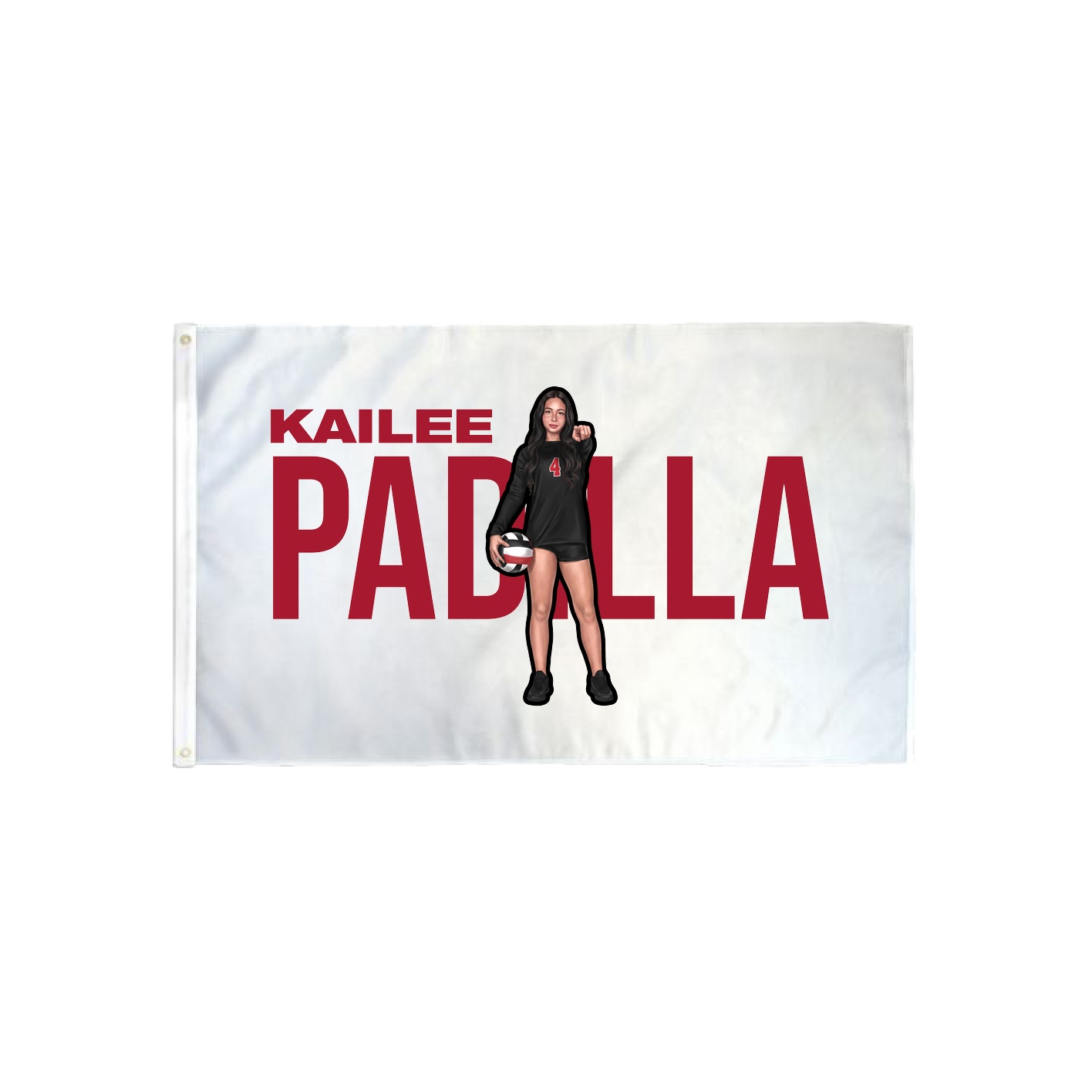 3x5 Flag — Player Name in Classic