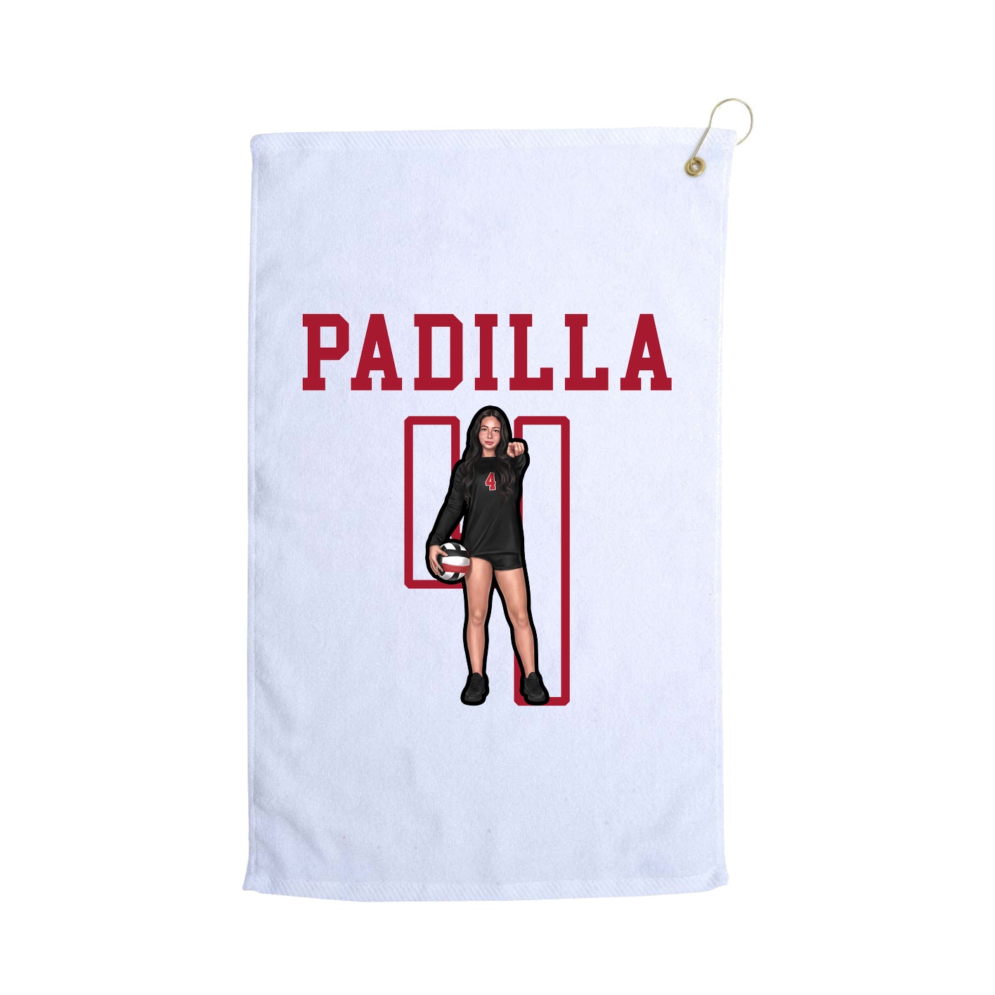 Golf Towel — Shirsey in White
