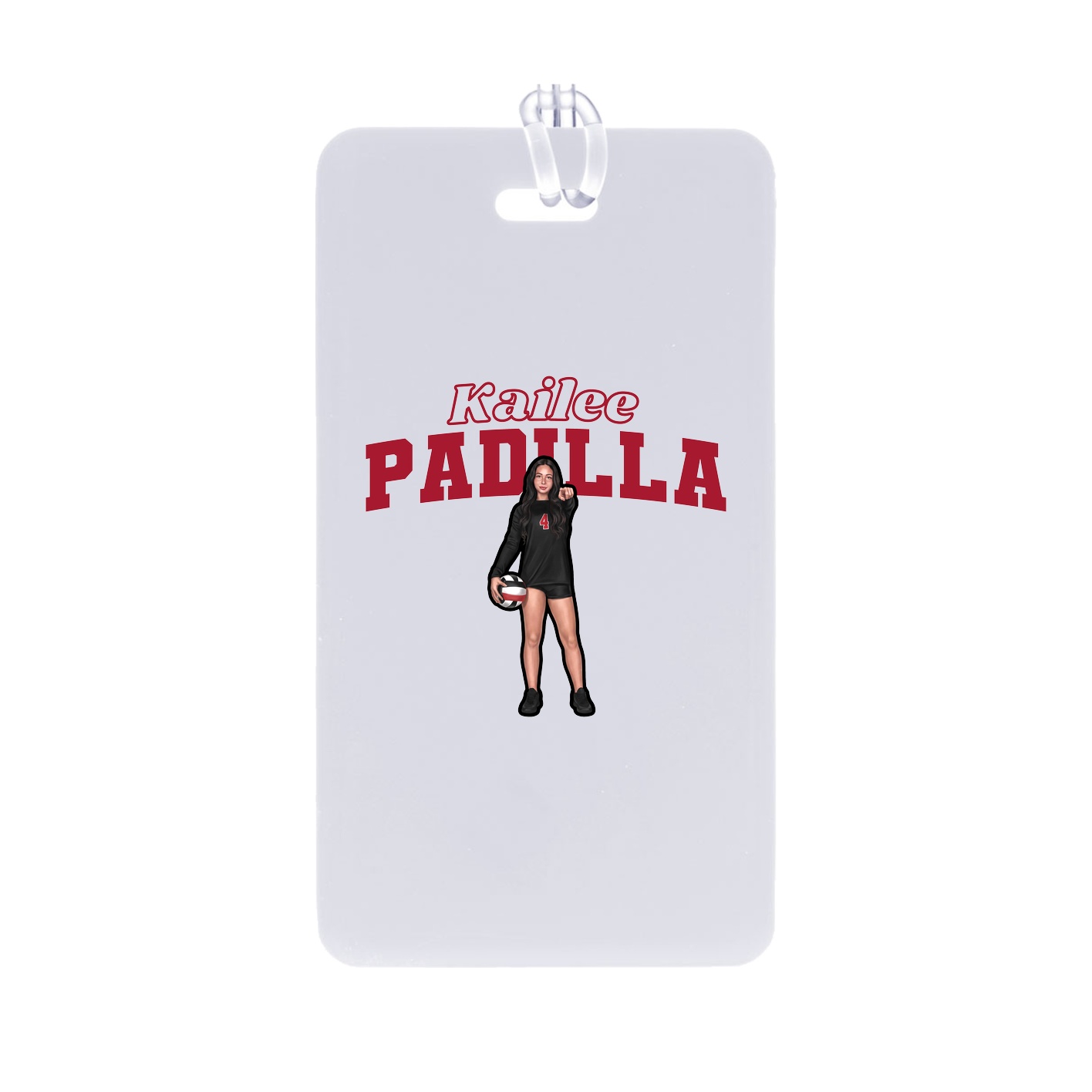 Bag Tag — Name Arch in Classic