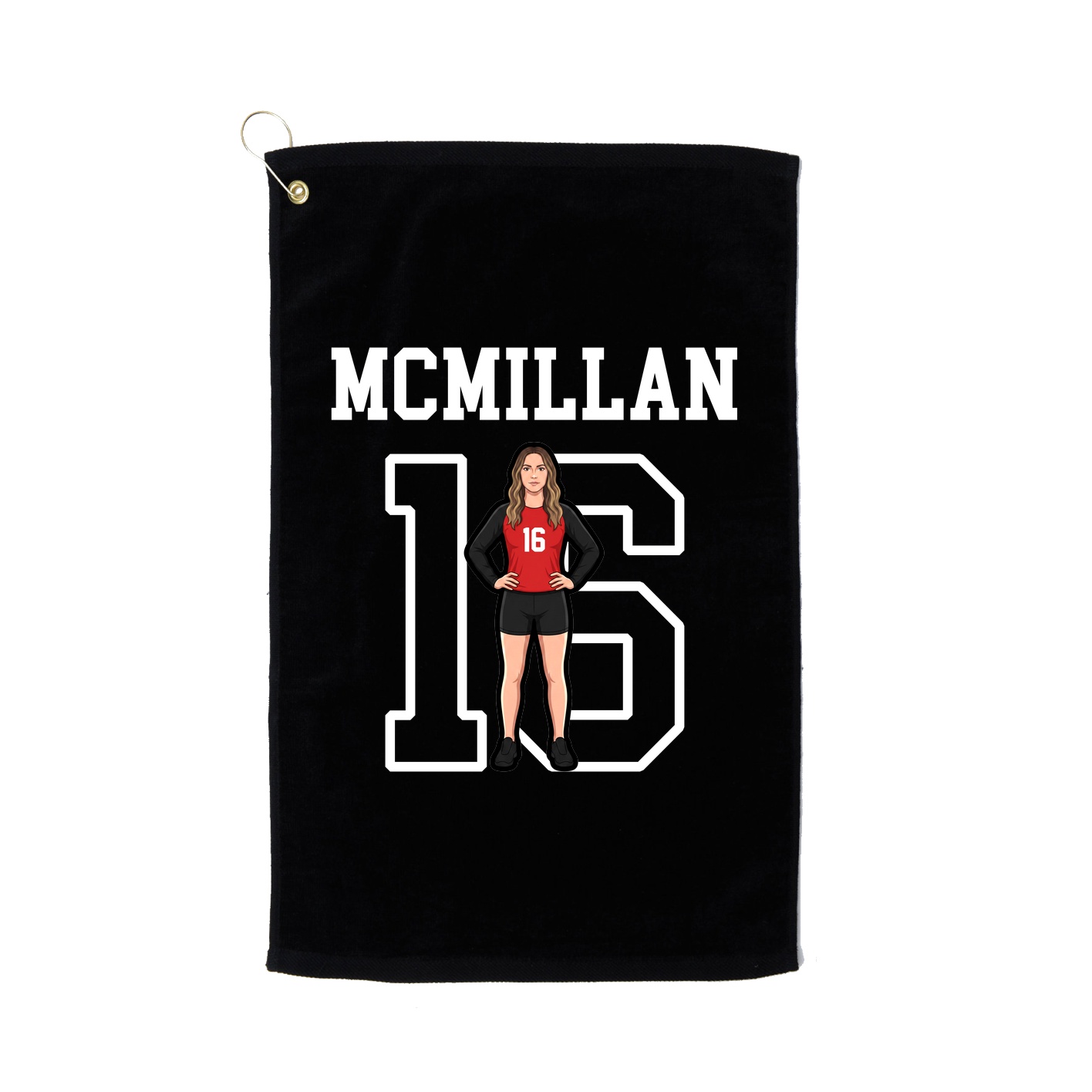 Golf Towel — Shirsey in Black