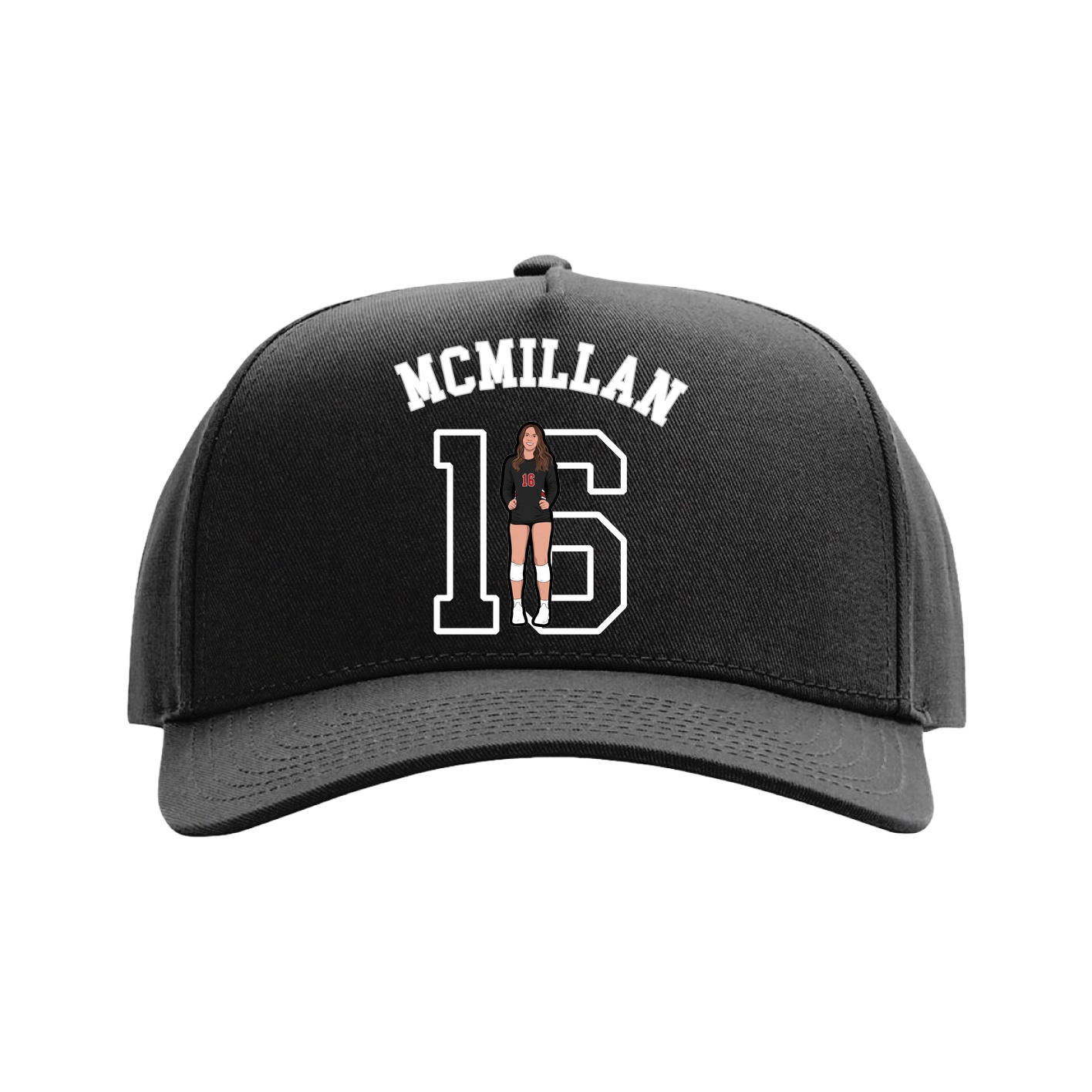 Full Fabric Five-Panel Champ Cap