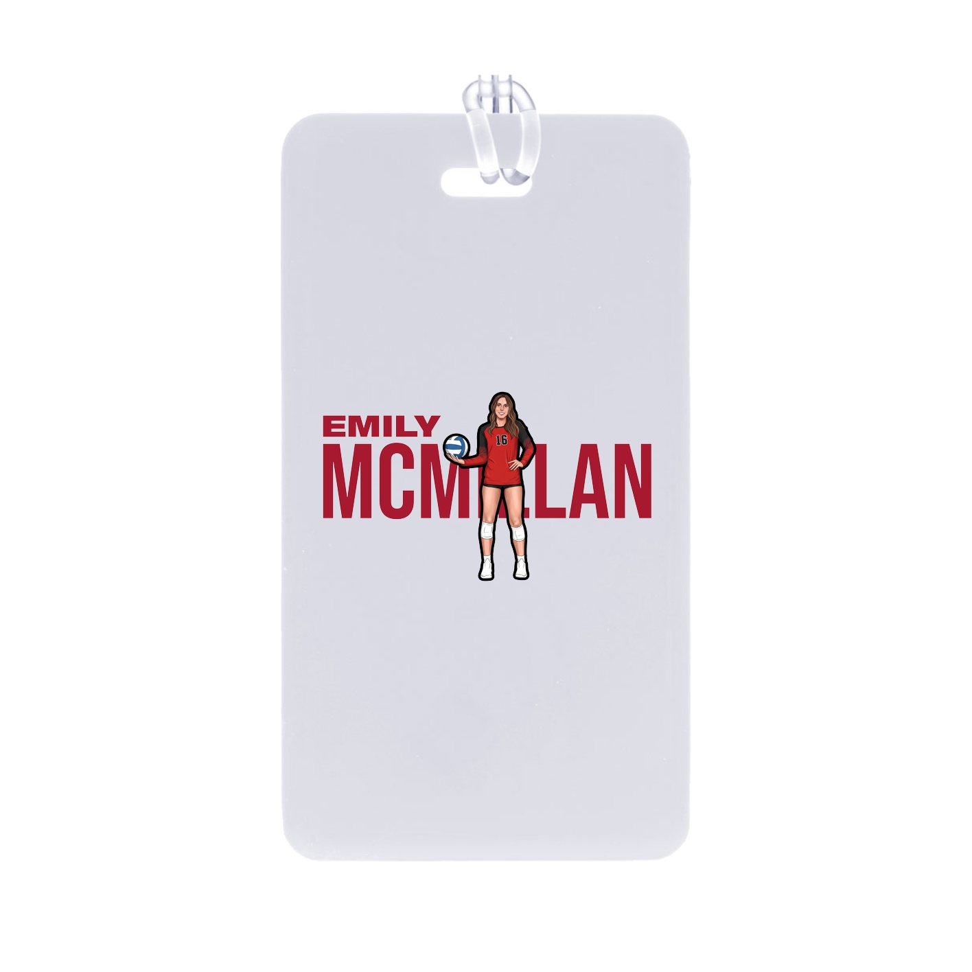 Bag Tag — Player Name in Classic