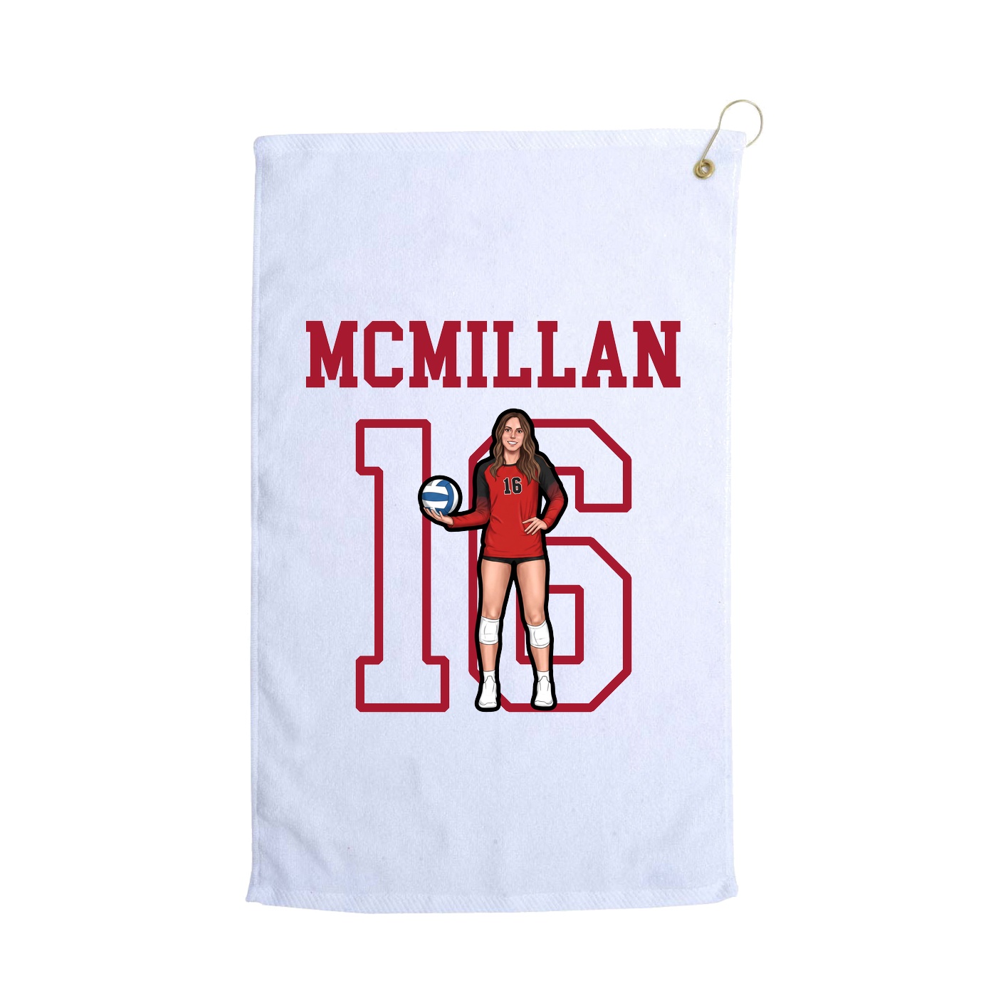 Golf Towel — Shirsey in White