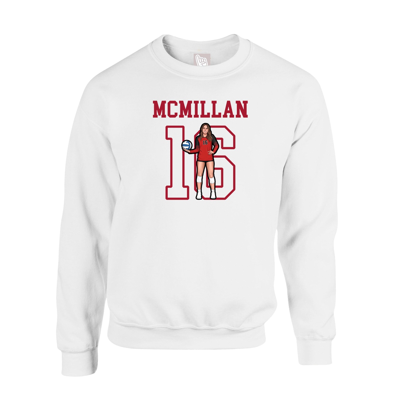 Fleece Crew — Shirsey in White