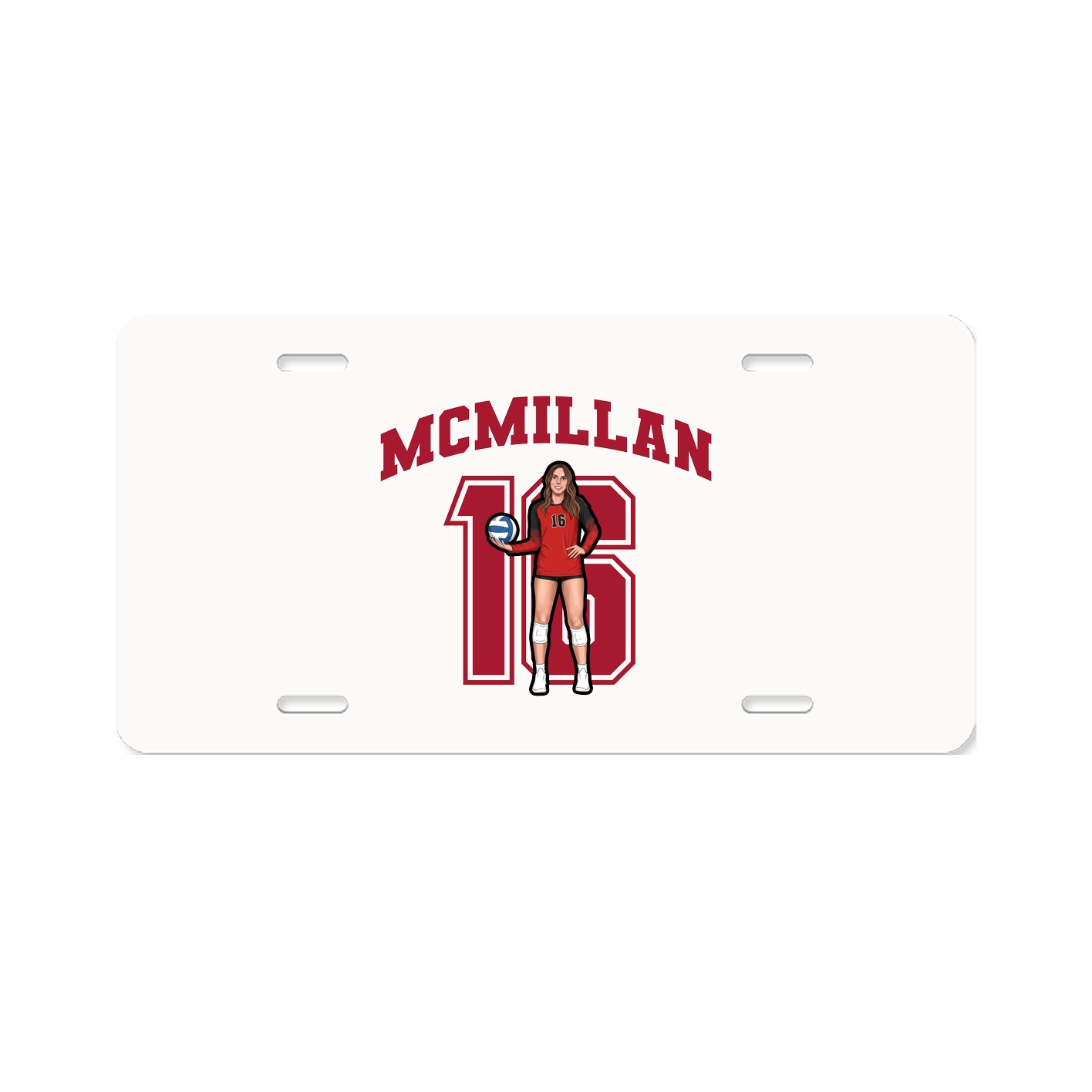 License Plate — Number in Classic