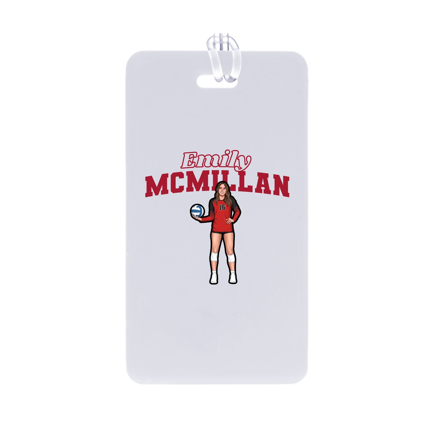 Bag Tag — Name Arch in Classic
