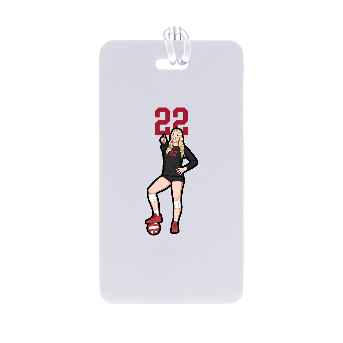Bag Tag — Number Top in Classic