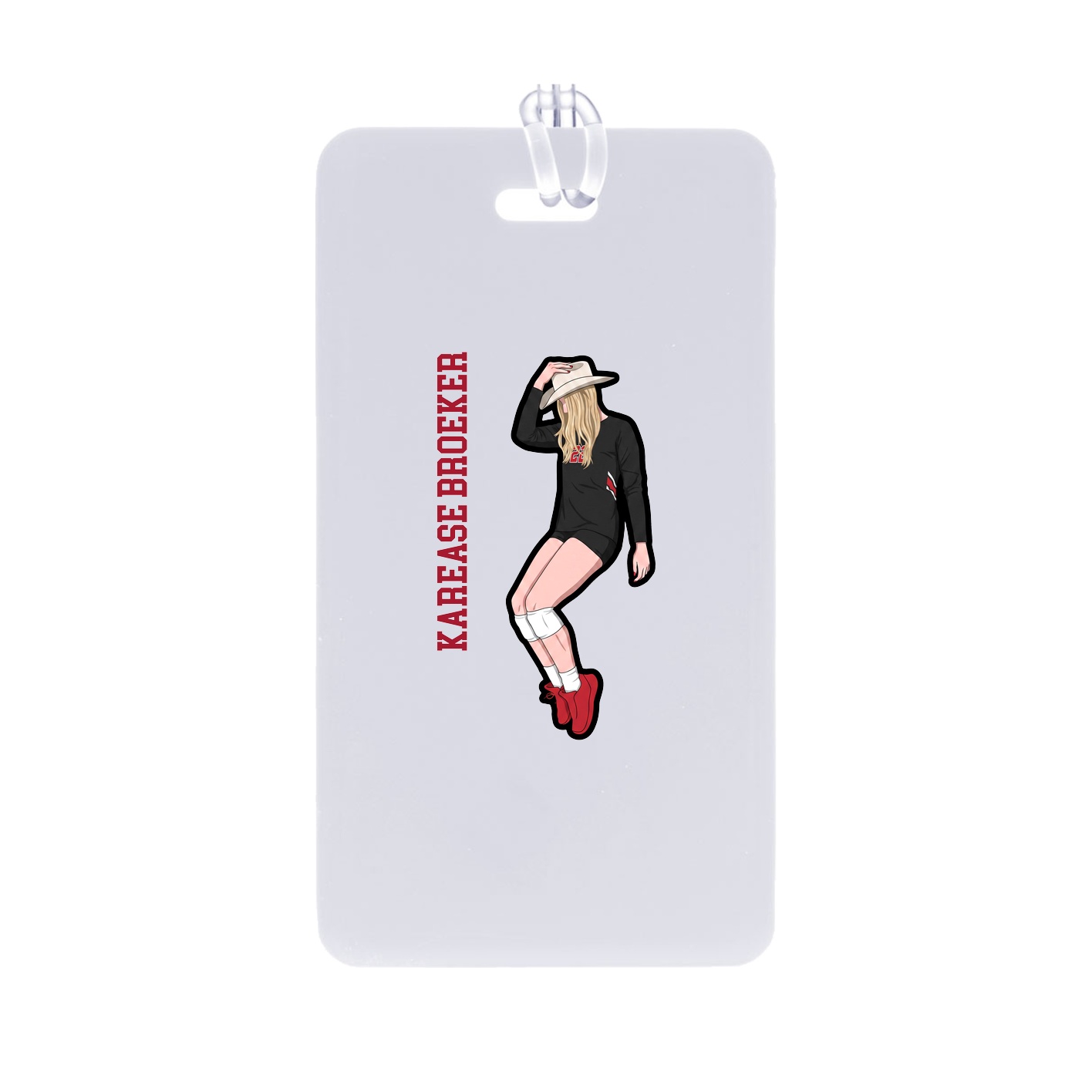Bag Tag — Name Vertical in Classic