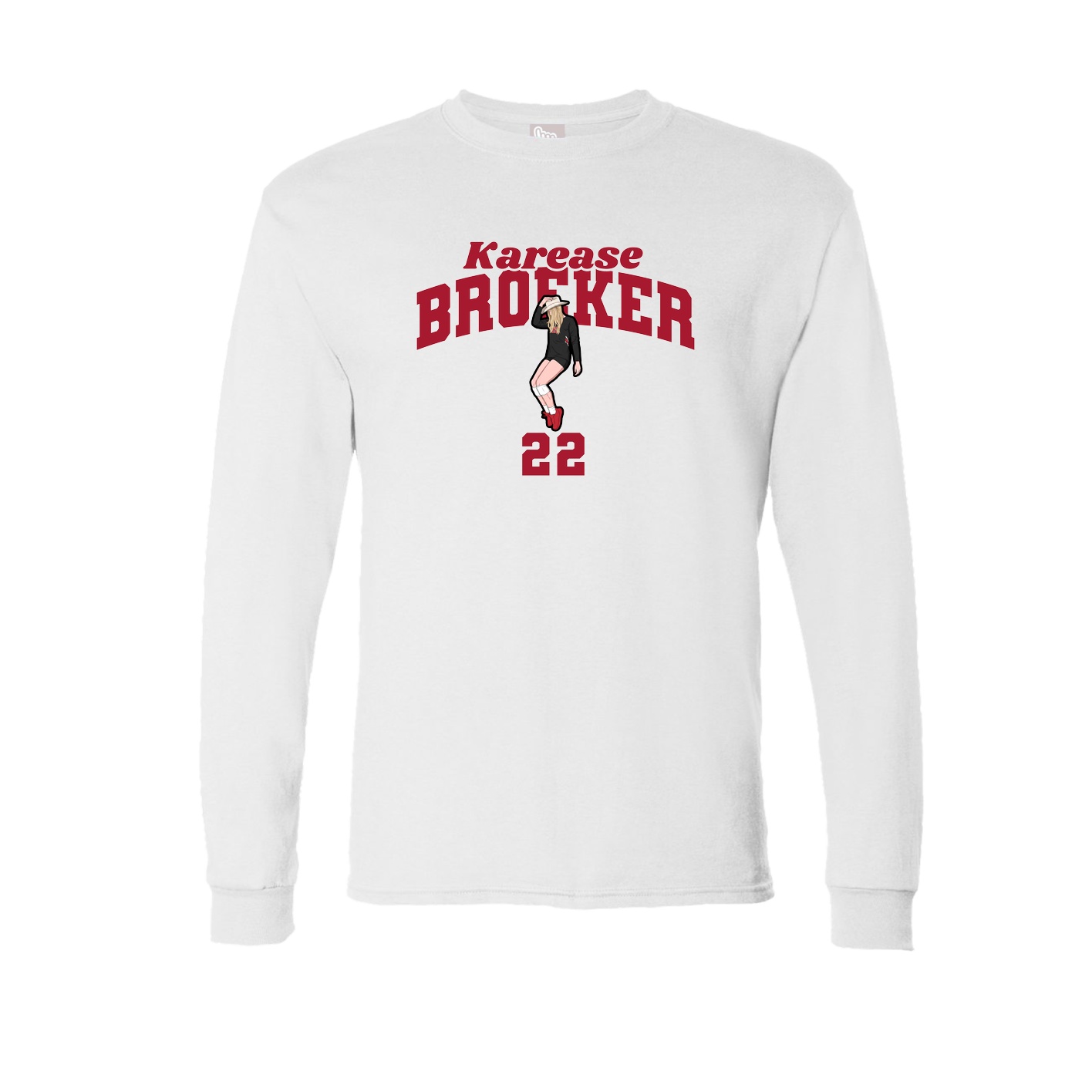 Long Sleeve Tee — Signature Arch in White