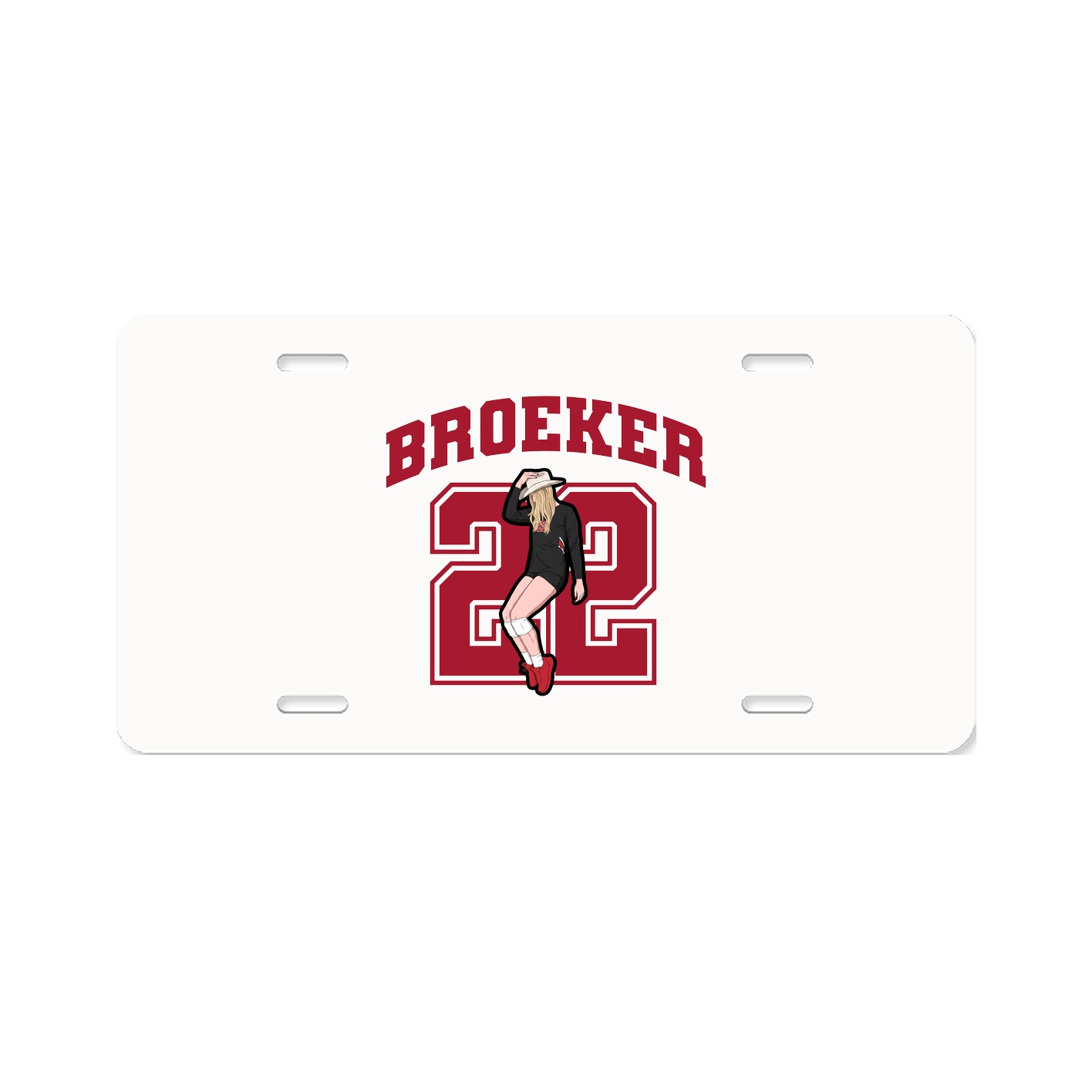 License Plate — Number in Classic