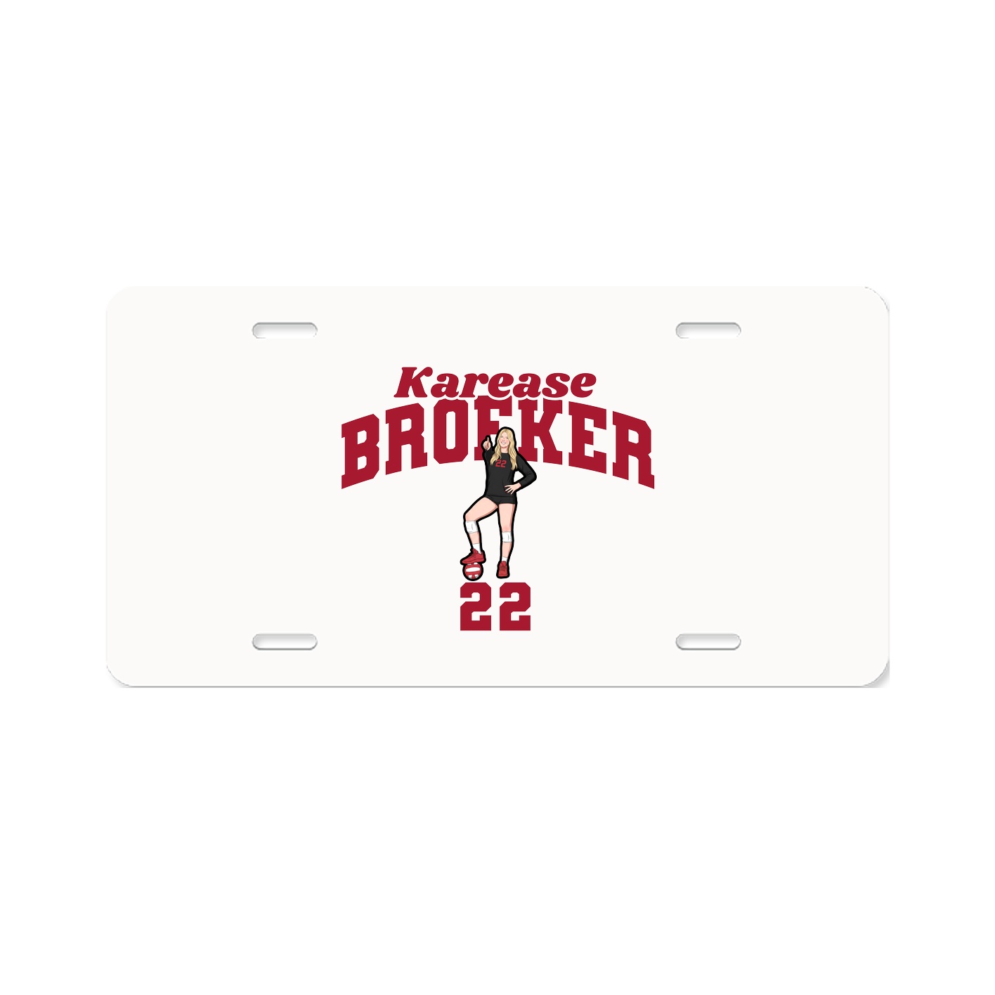 License Plate — Signature Arch in Classic