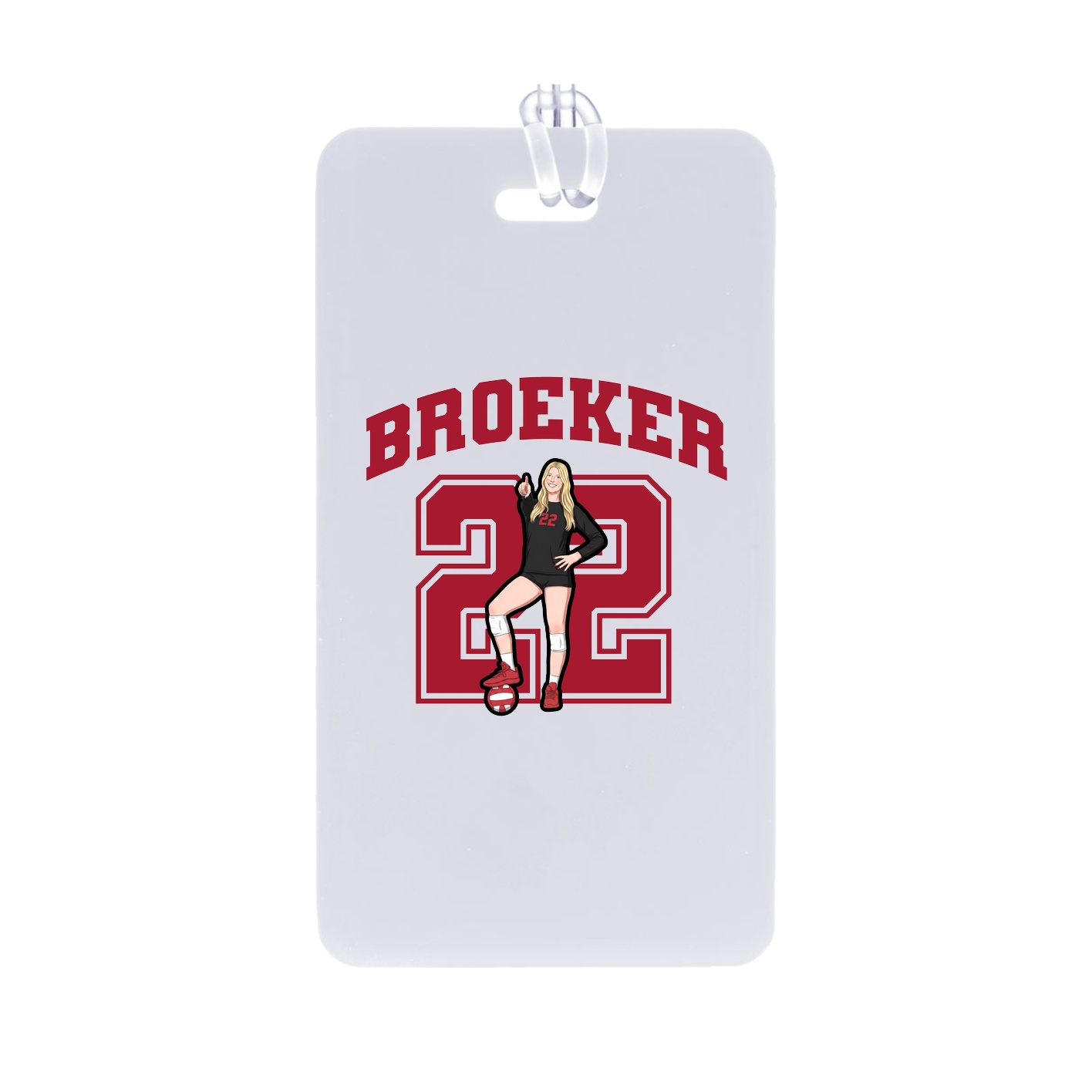 Bag Tag — Number in Classic