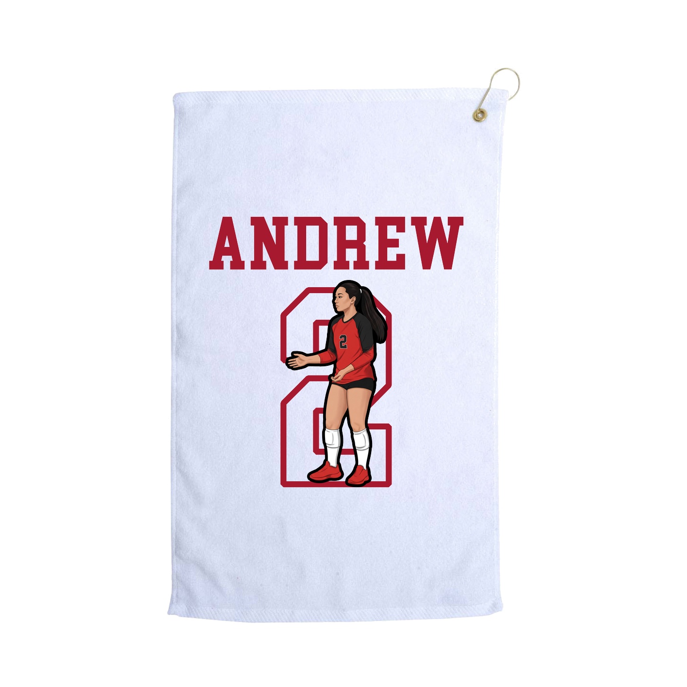 Golf Towel — Shirsey in White