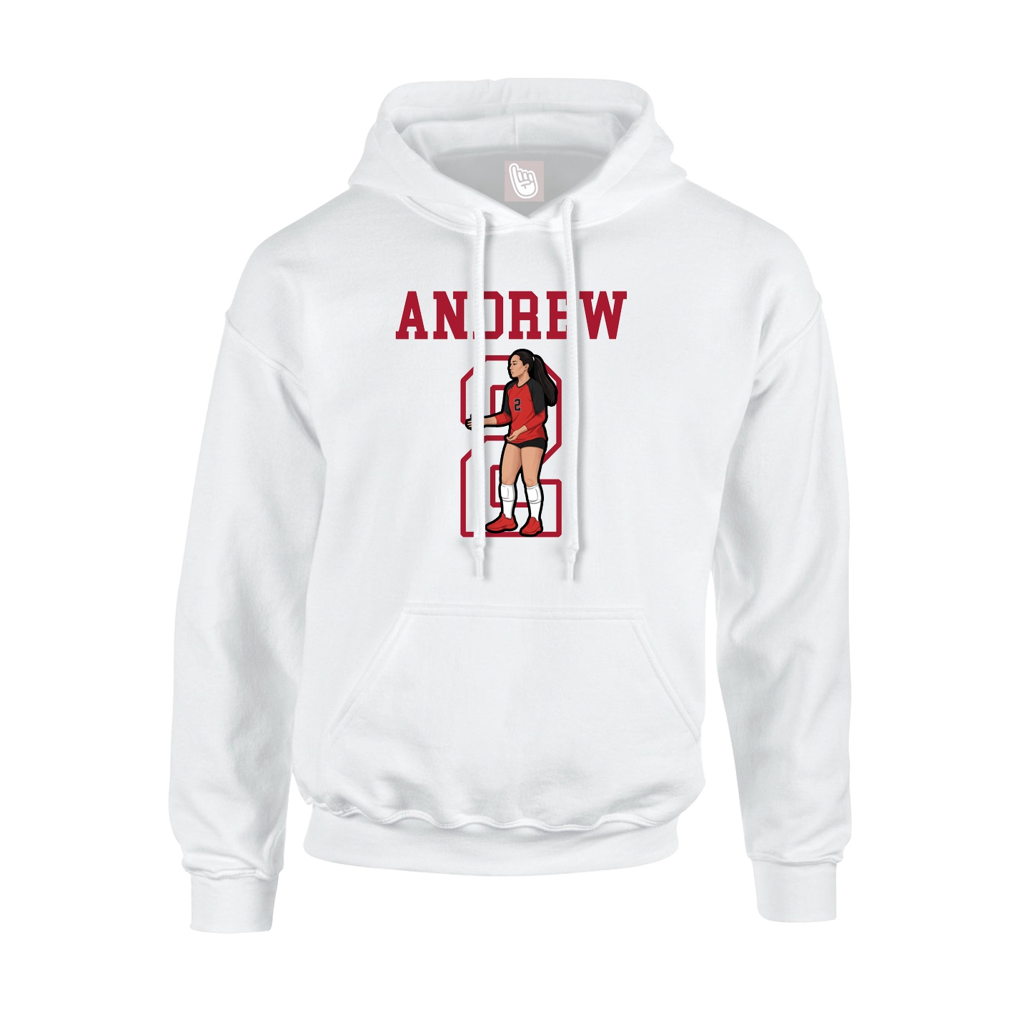 Youth Hoodie — Shirsey in White