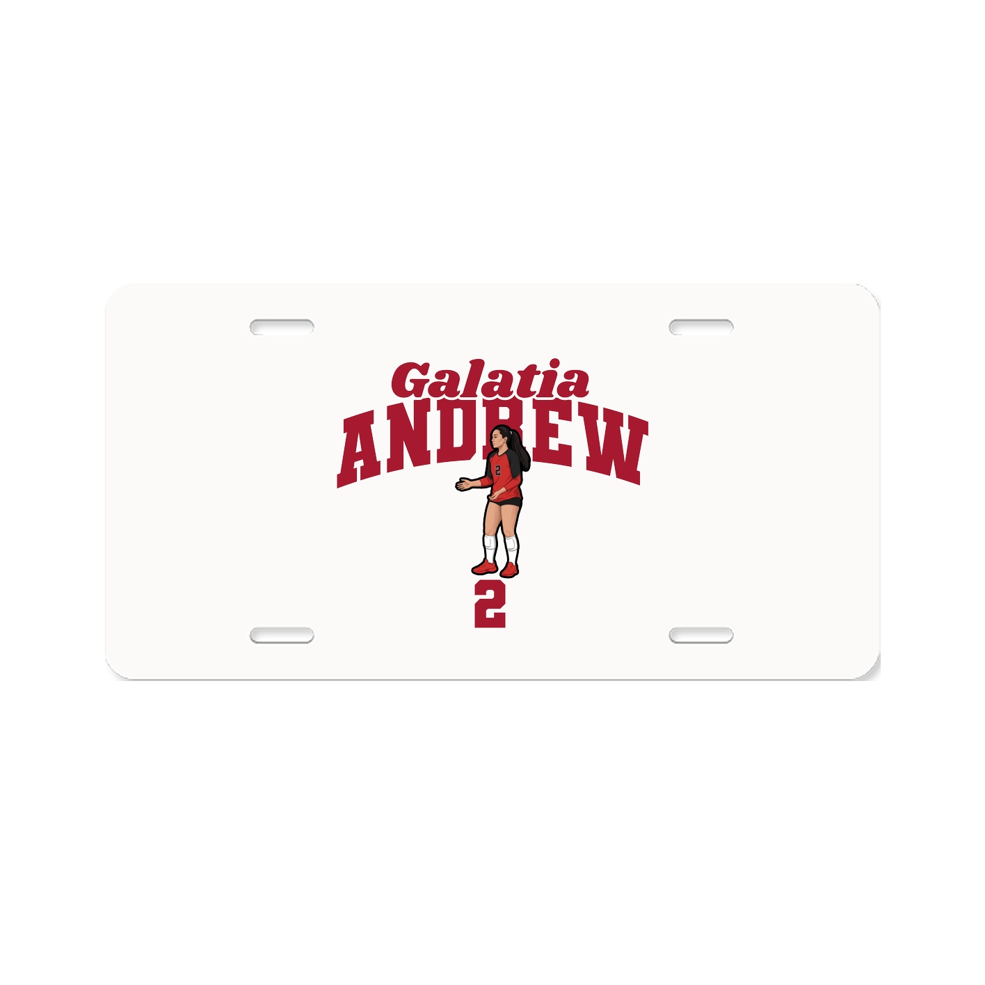 License Plate — Signature Arch in Classic
