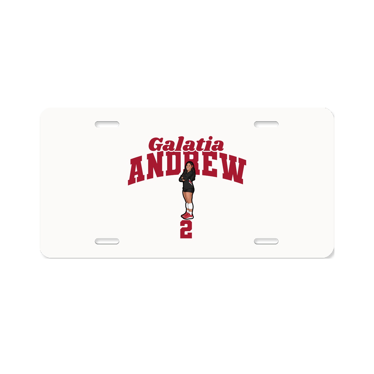 License Plate — Signature Arch in Classic