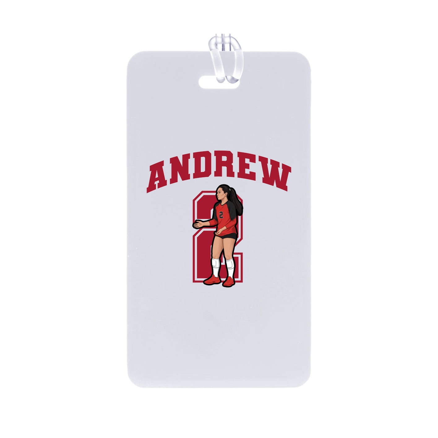Bag Tag — Number in Classic