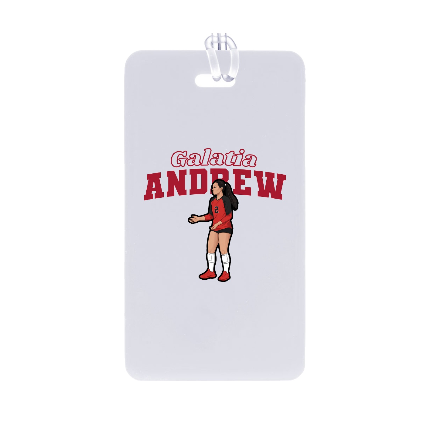 Bag Tag — Name Arch in Classic