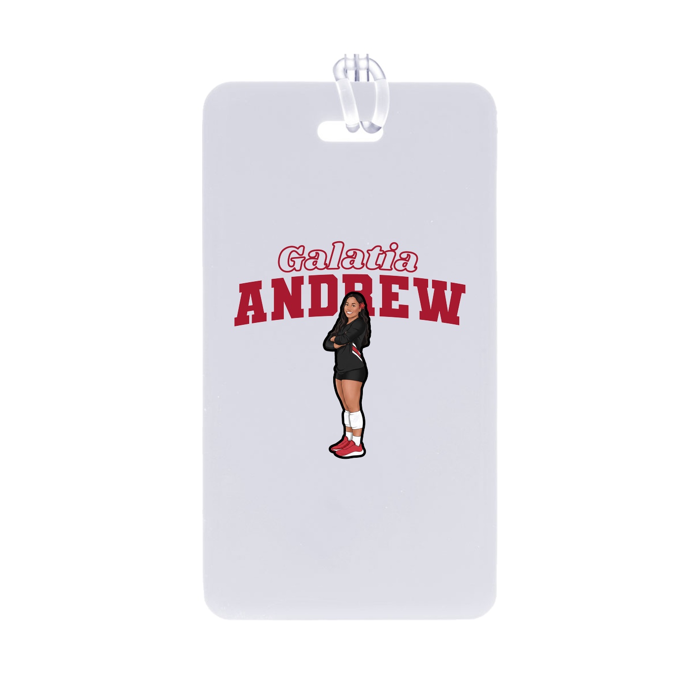 Bag Tag — Name Arch in Classic