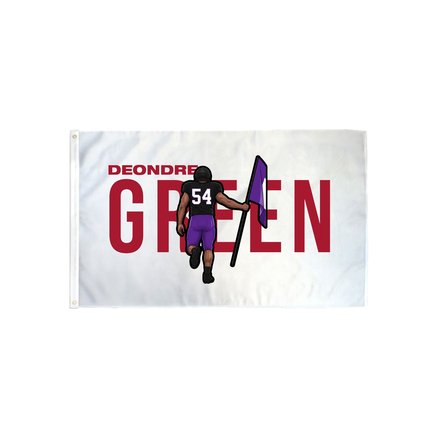 3x5 Flag — Player Name in Classic