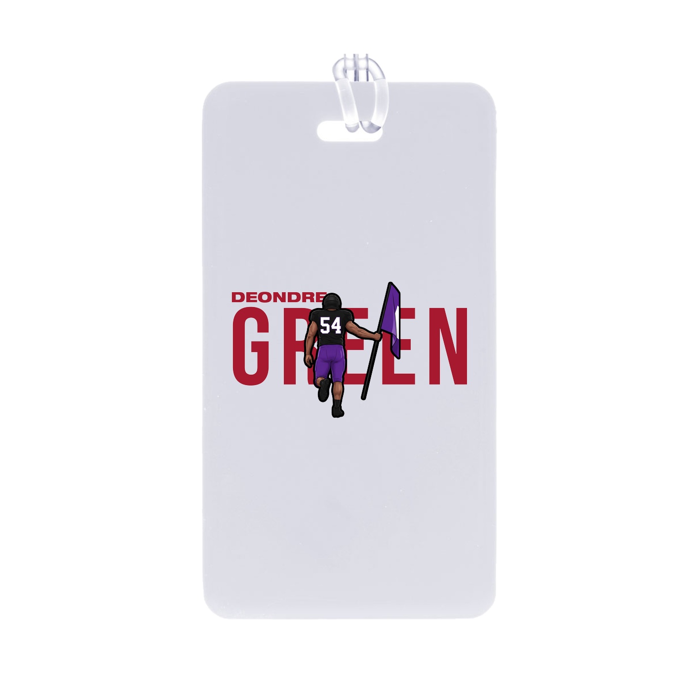 Bag Tag — Player Name in Classic