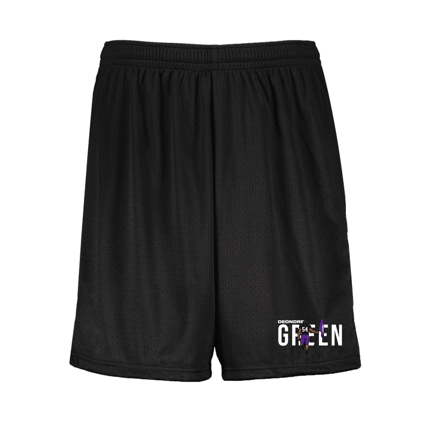 Shorts — Player Name in Black