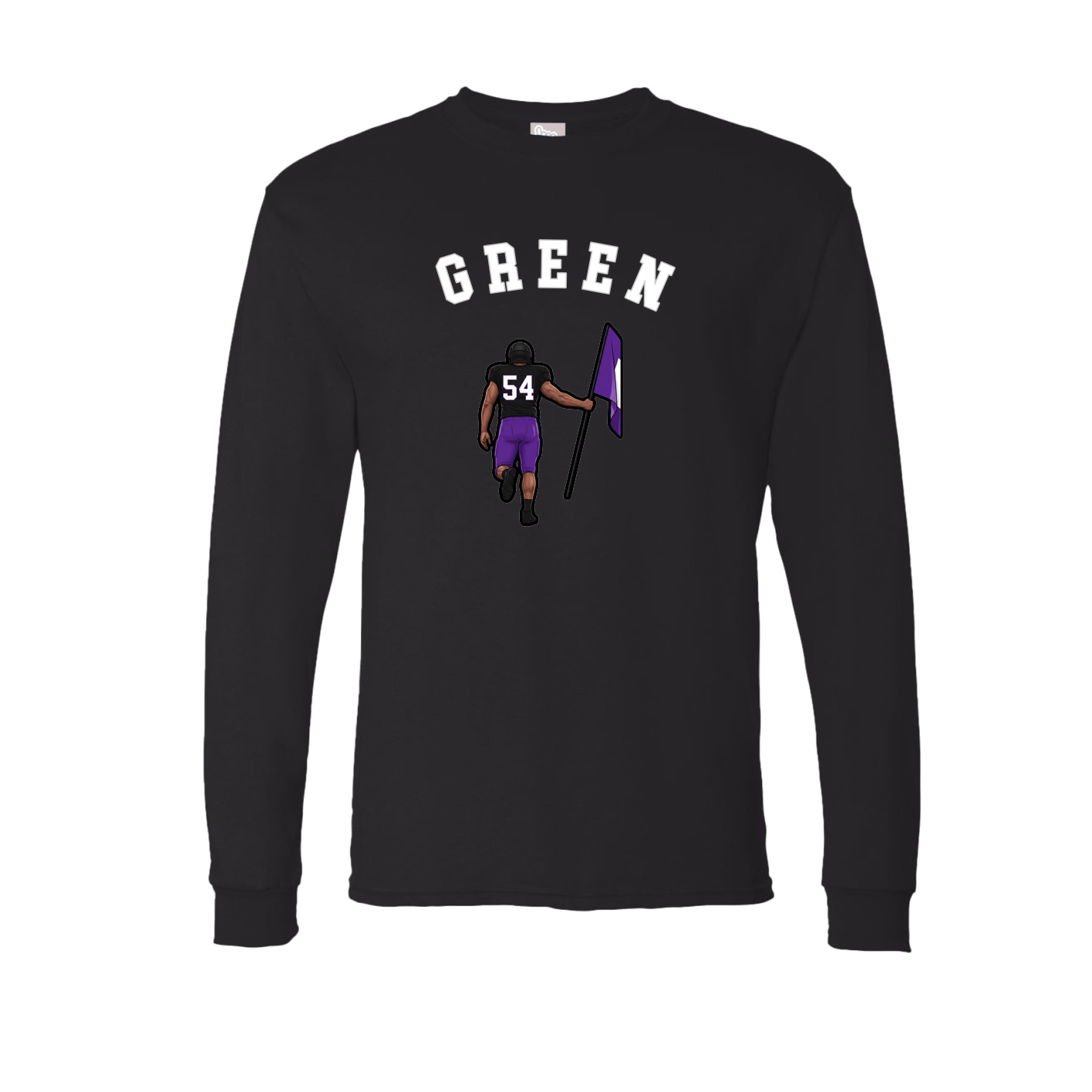 Long Sleeve Tee — Shirsey Arch in Black