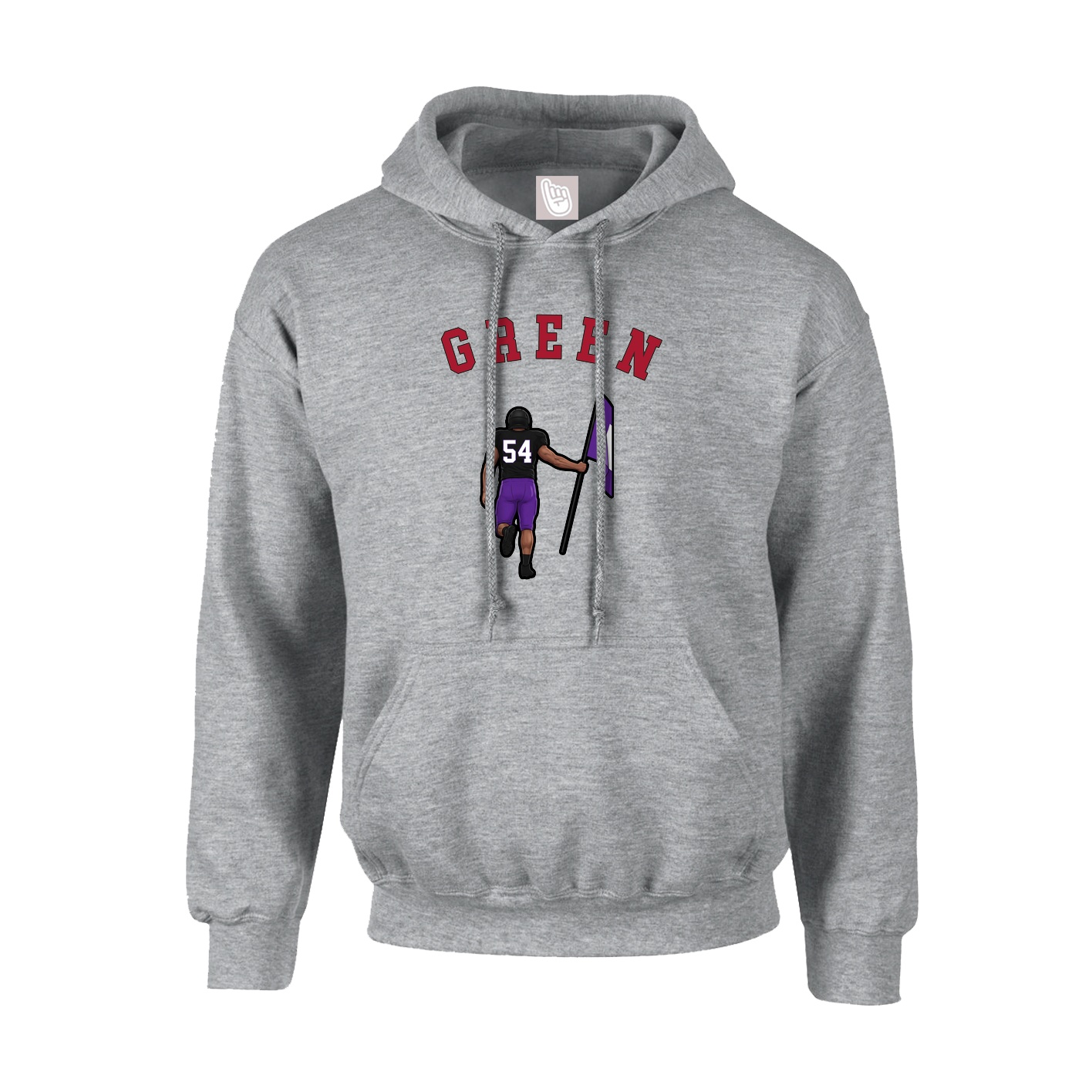 Youth Hoodie — Shirsey Arch in Grey